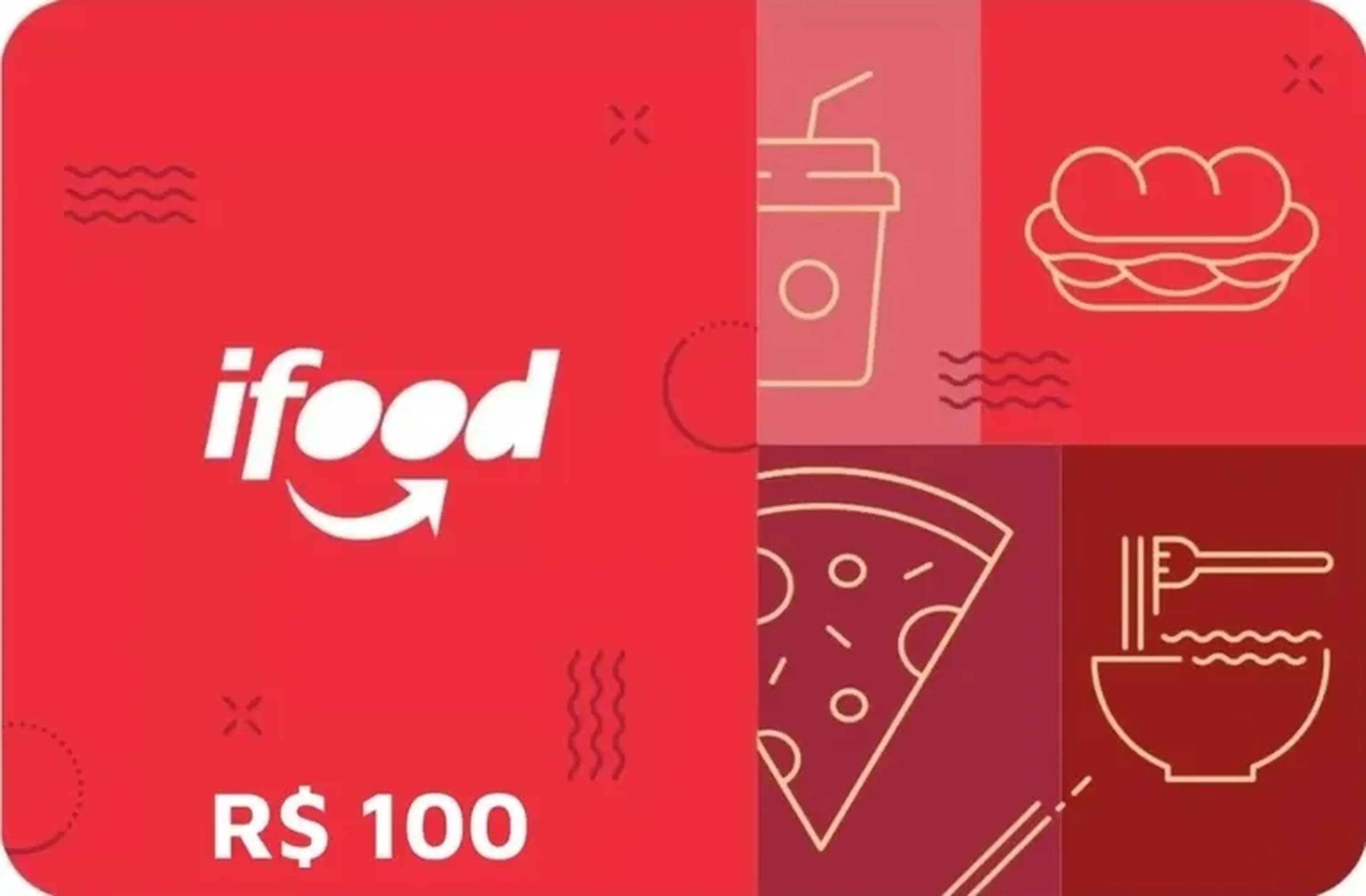 Ifood 100,00 imagem