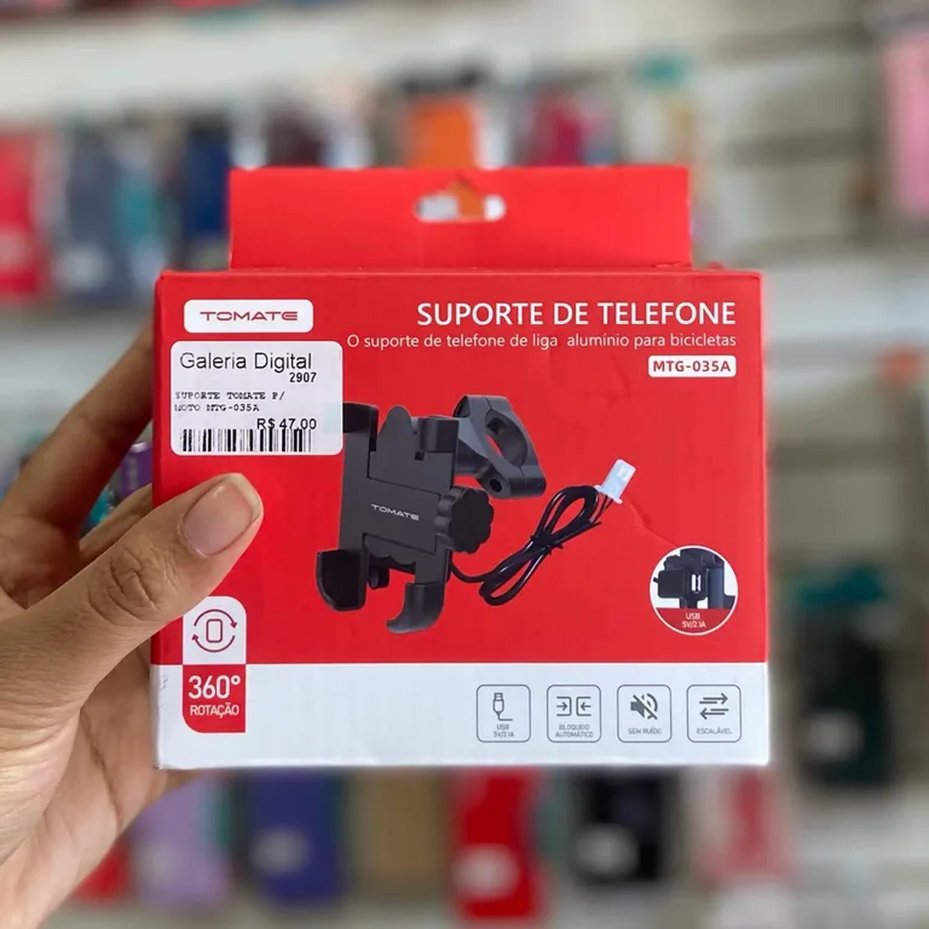 Suporte pra moto imagem