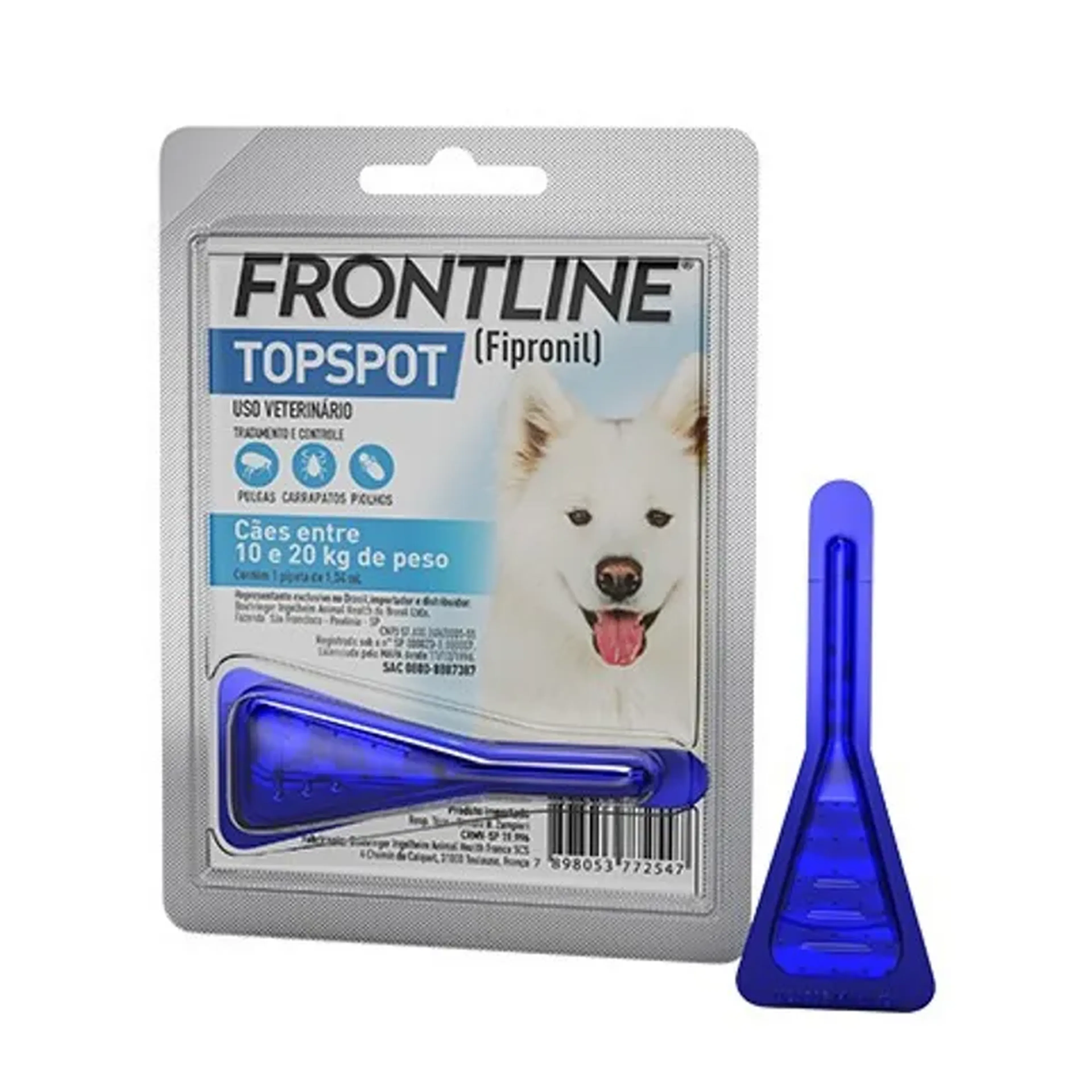 Frontiline Topspot cães 10 a 20 kg imagem