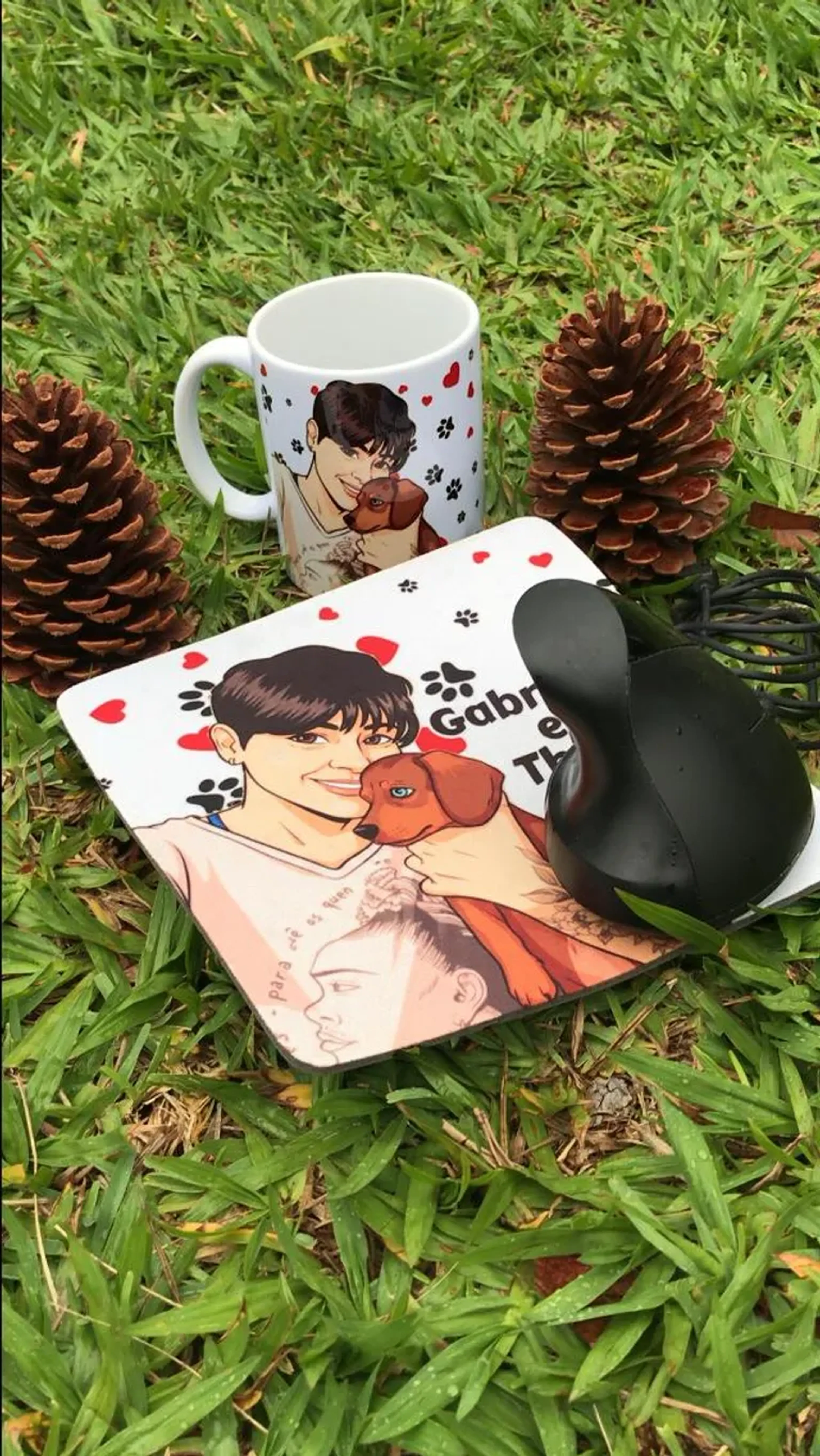 Kit Caricatura - MousePad + Caneca imagem