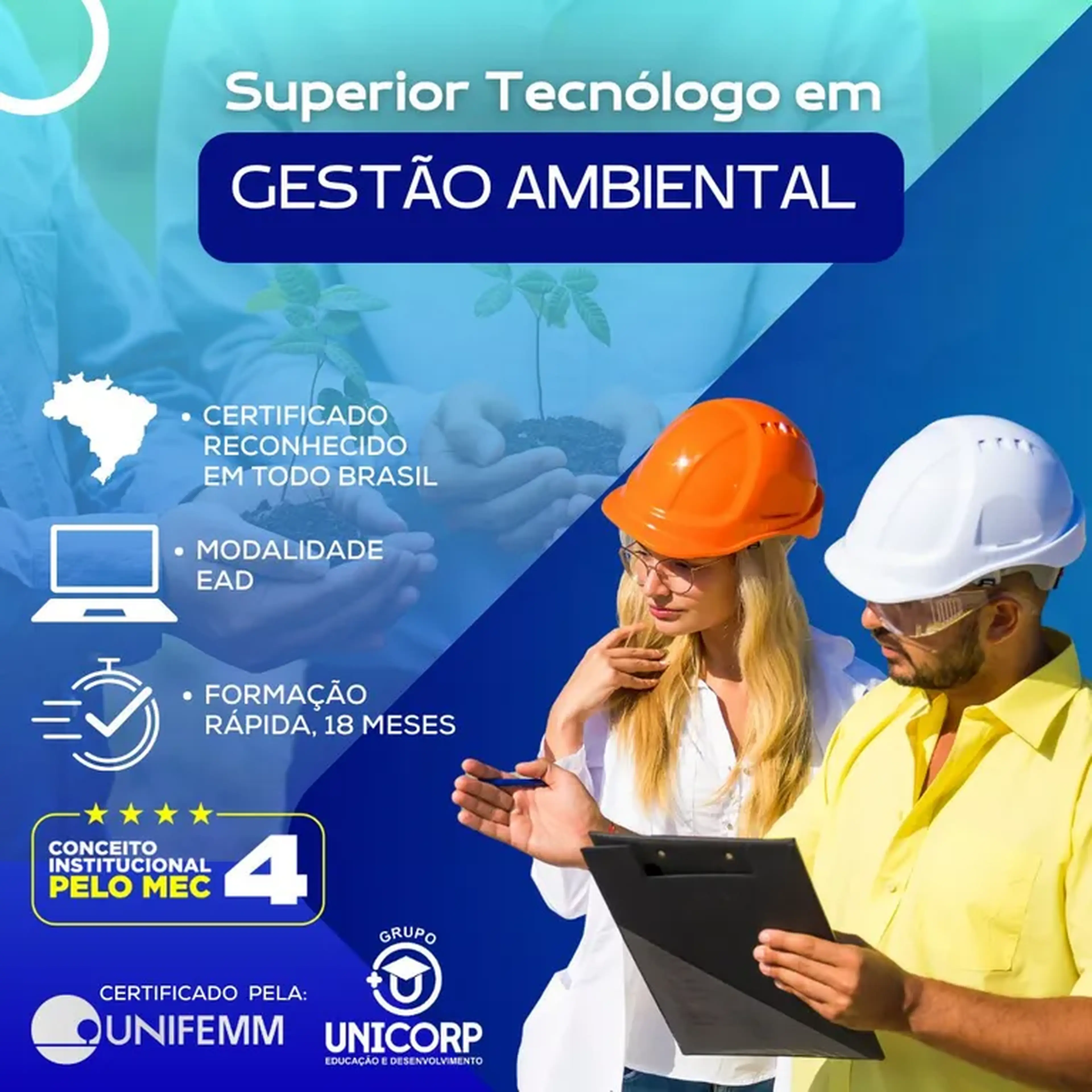 Bolsa de estudo Gestão ambiental imagem