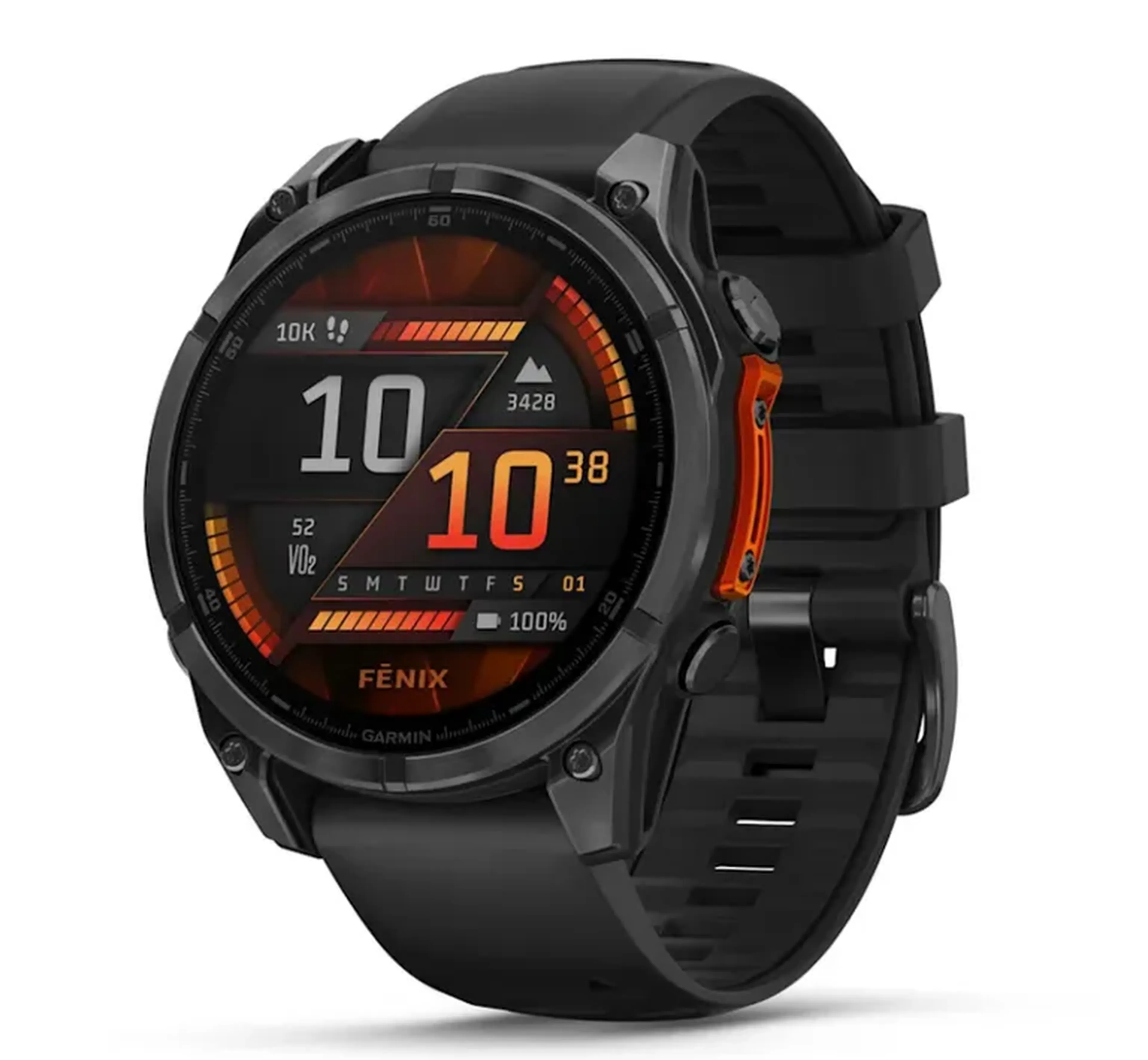 Garmin Fenix 8 Amoled Safira 47mm Grafite e Coroa Carbono imagem
