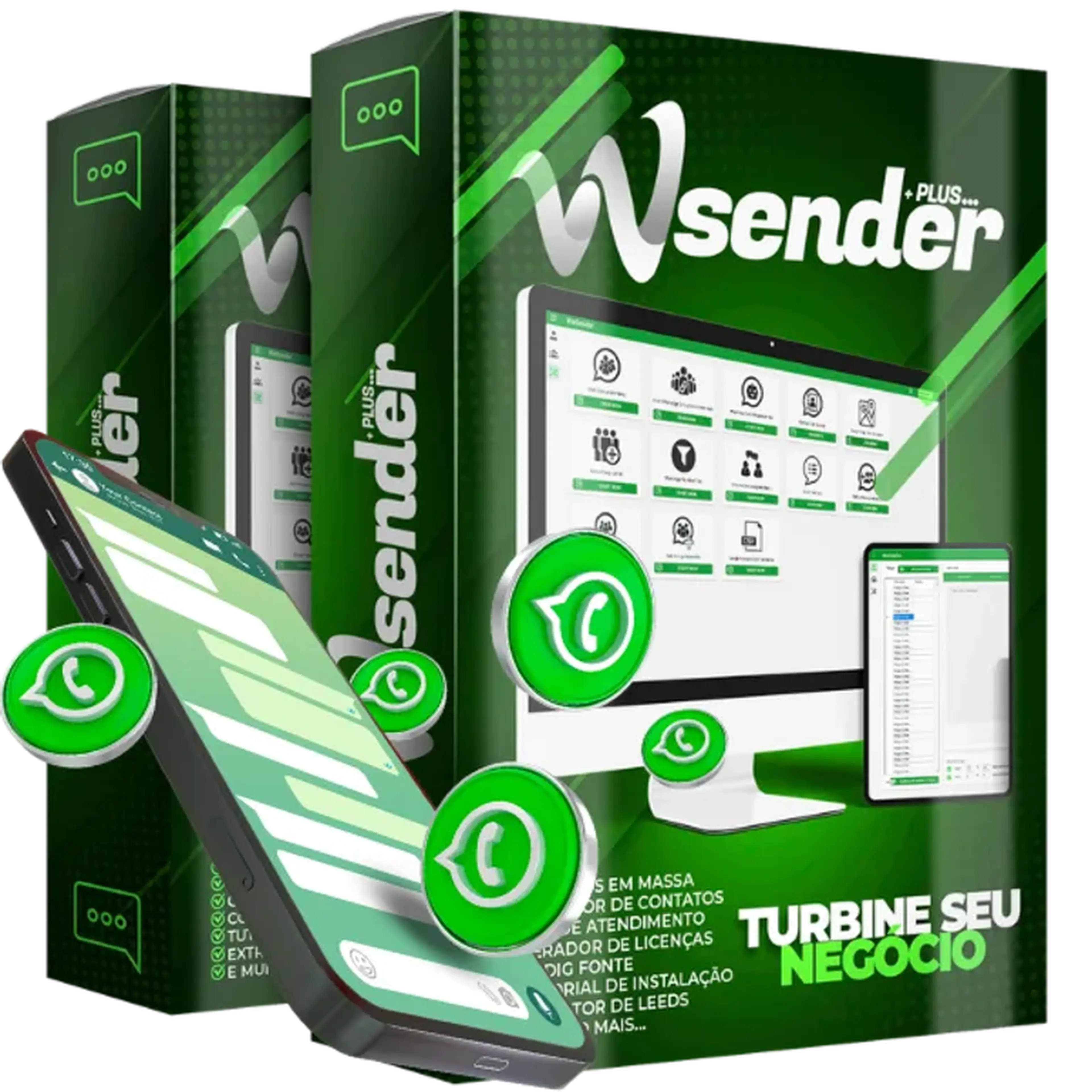 Wasender + Gerador De Licenças V. 3.6.0 Origina- Direito Revenda imagem