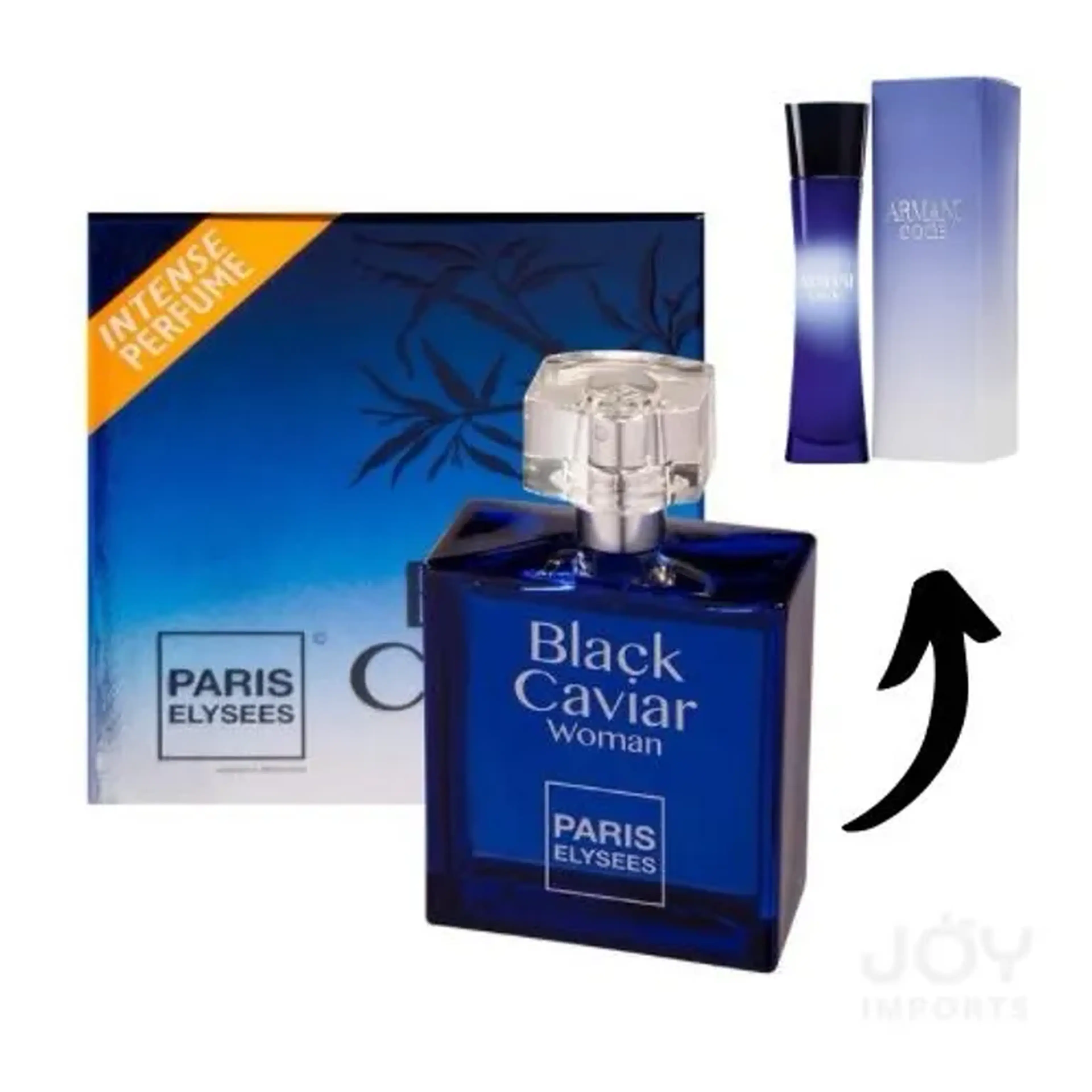 Black Caviar Woman Paris Elysees Perfume Feminino EDT 100ml imagem