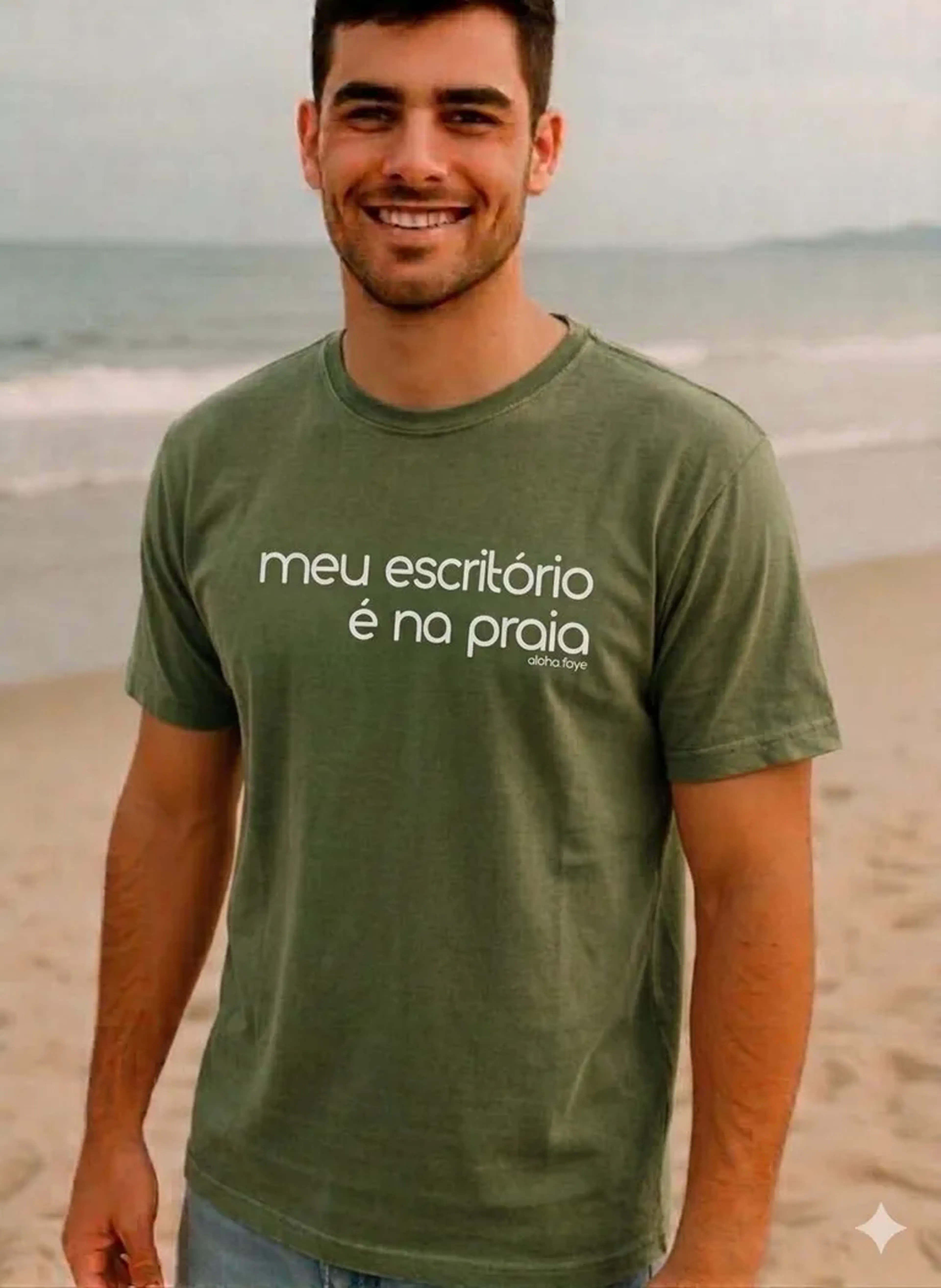Masculina Verde Frases Branca imagem