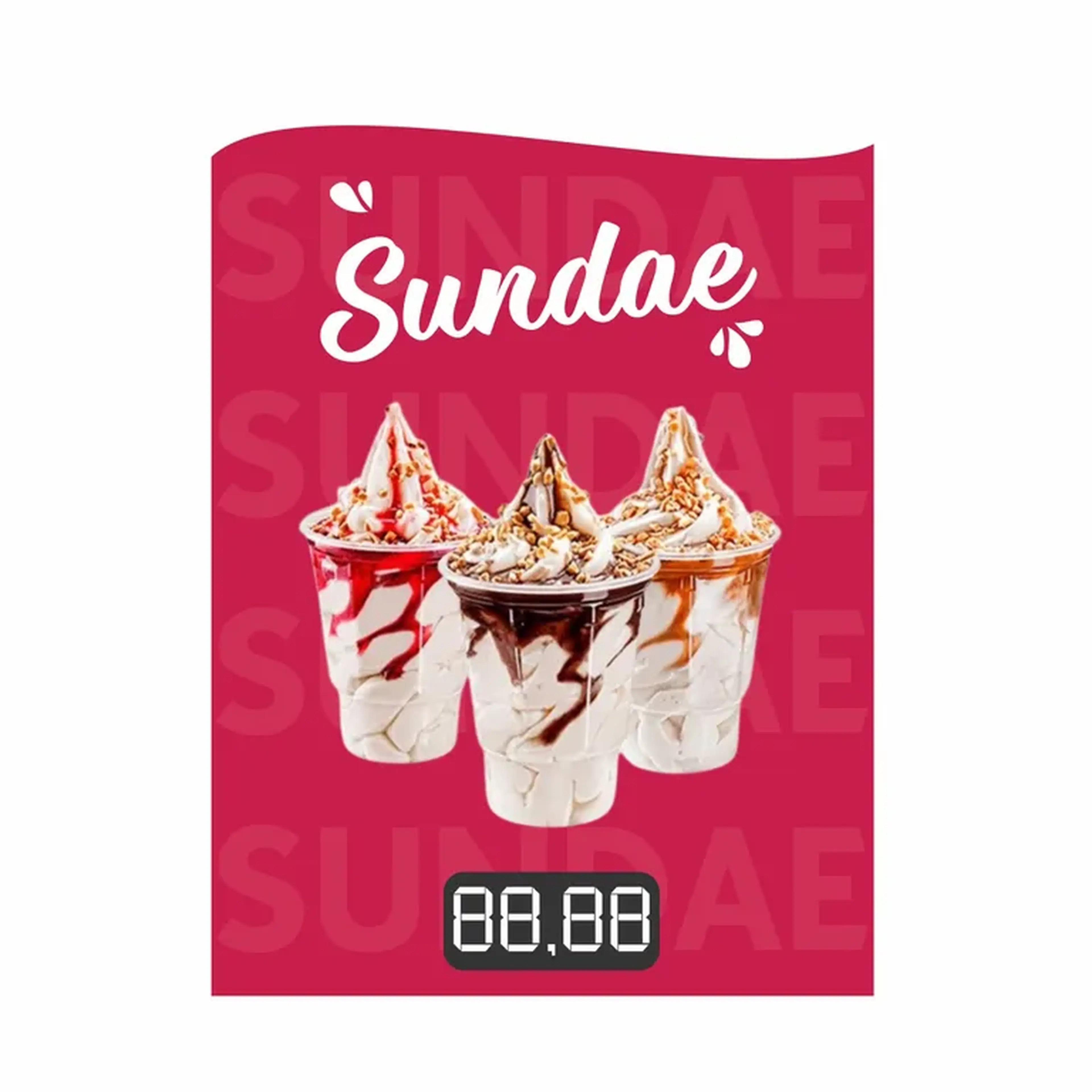 BANNER SUNDAE 60X80 imagem