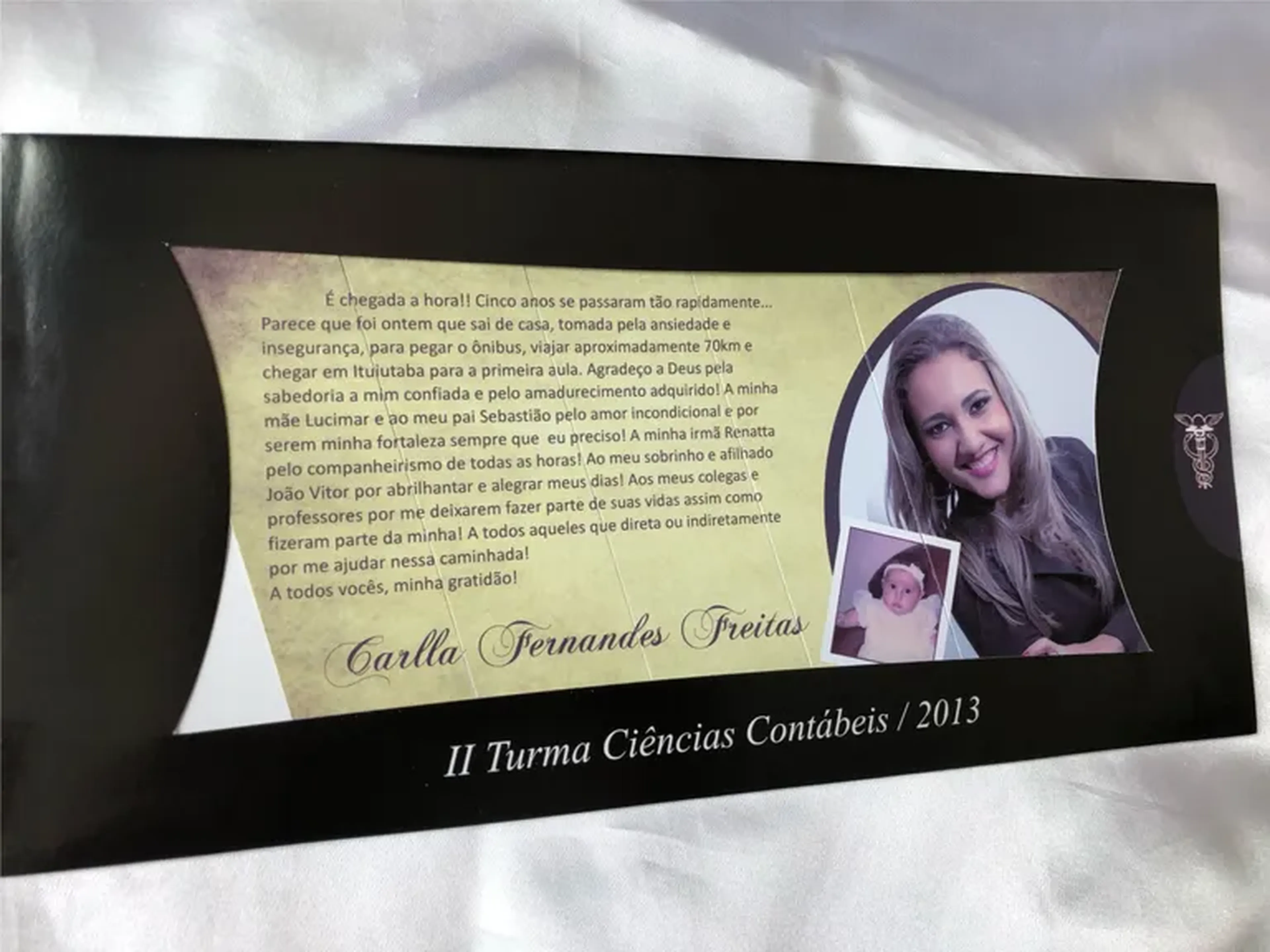 Convite para formatura Persiana (10 Unidades) imagem