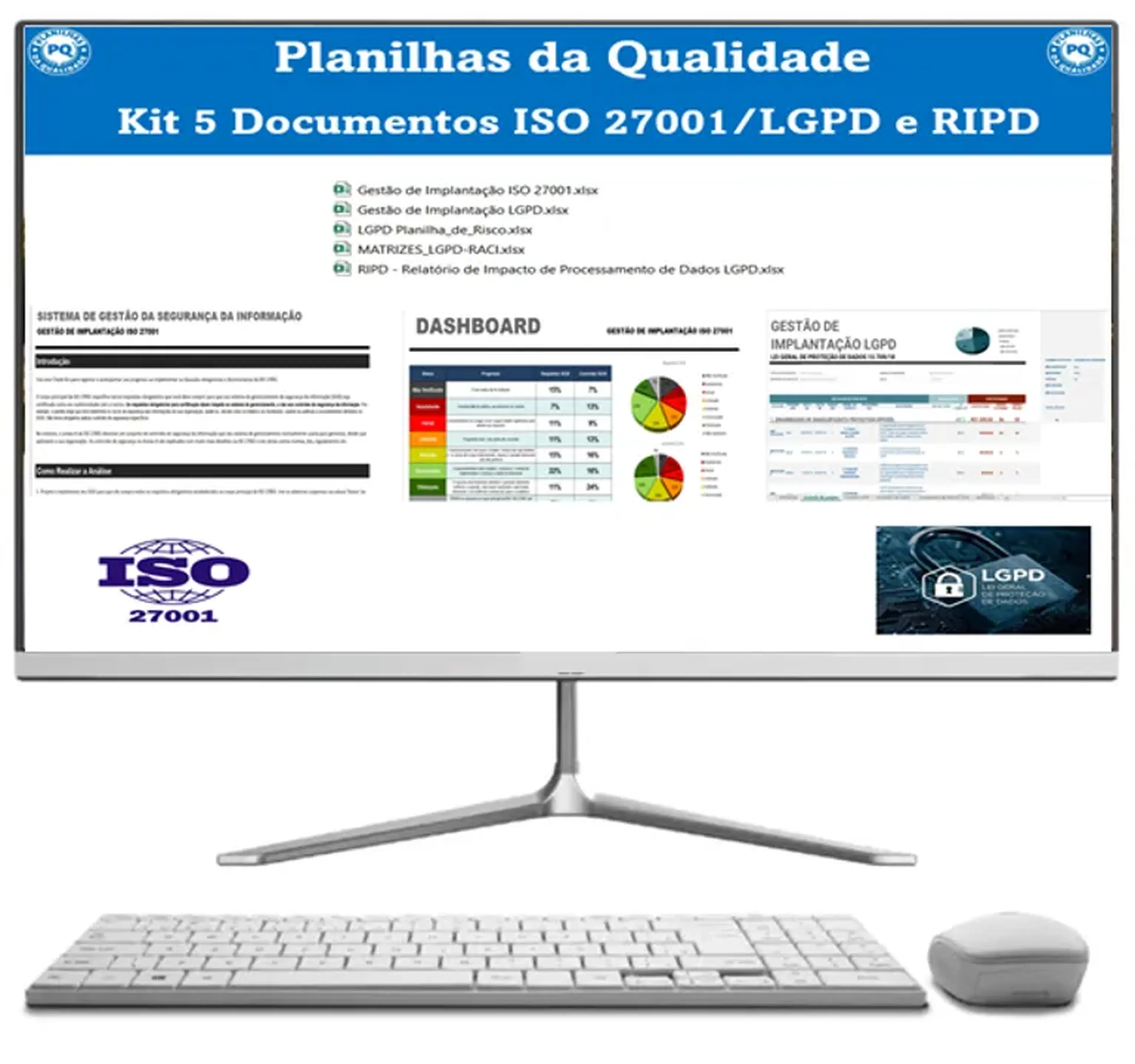 Kit com 5 documentos ISO 27001 imagem