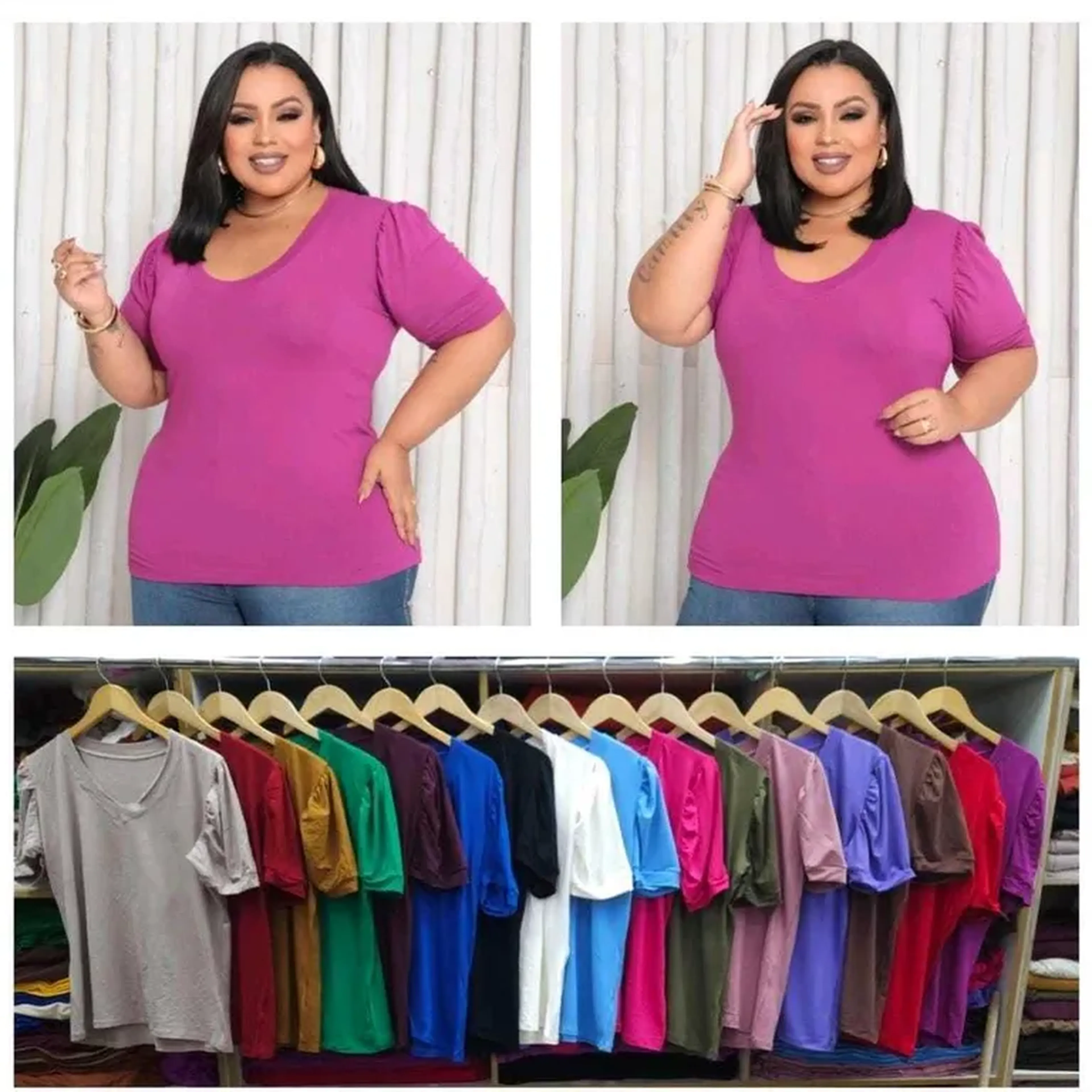 Camiseta Rosa imagem