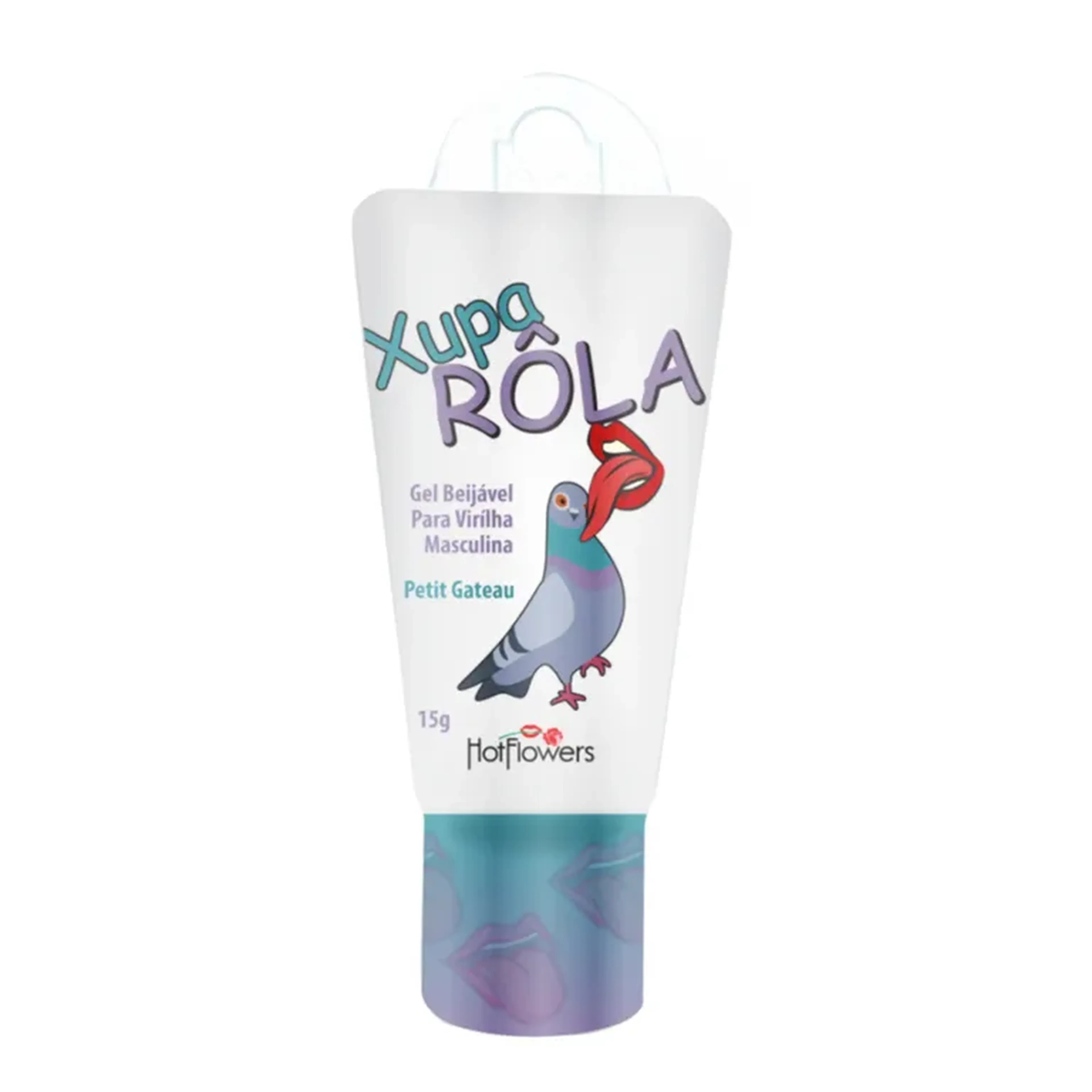 Gel Beijável Xupa Rôla 15g Hot Flowers imagem