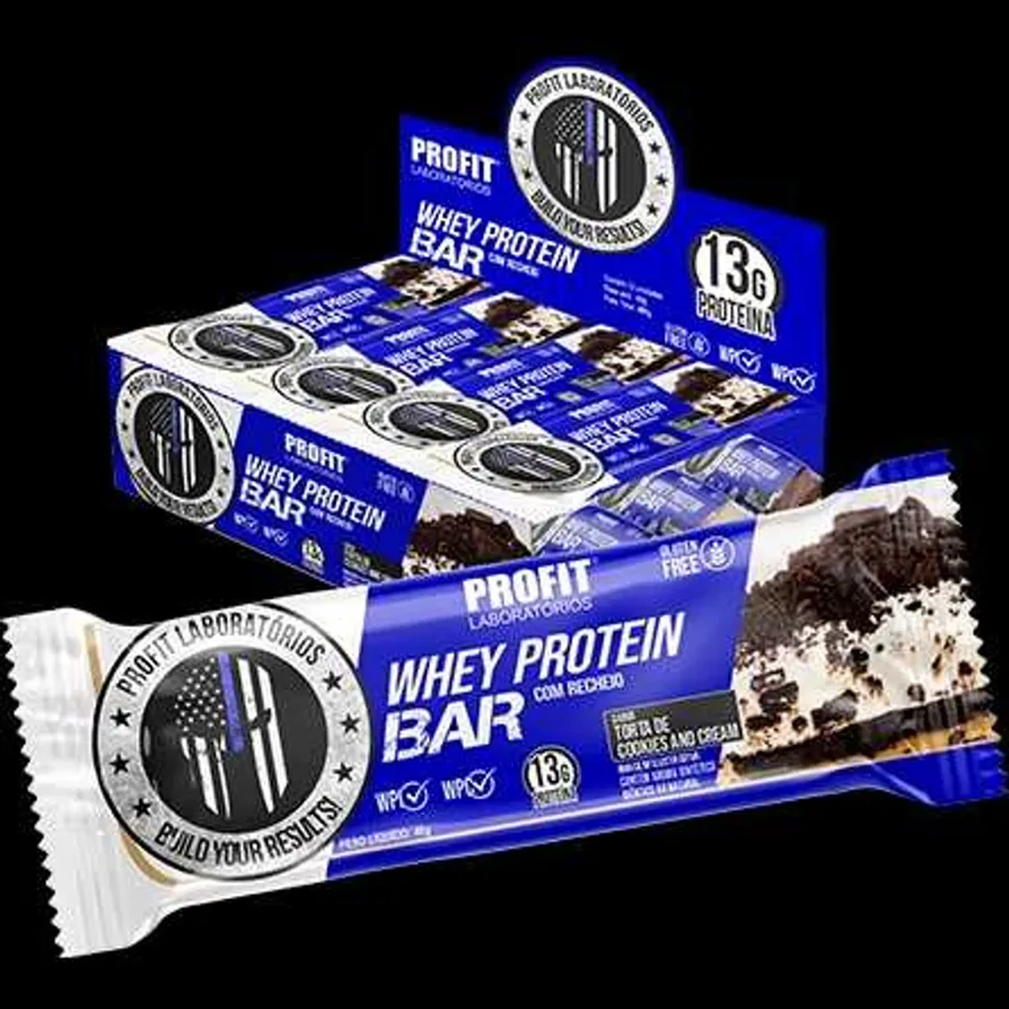 WHEY PROTEIN BAR SABOR TORTA DE COOKIES AND CREAM 40 GRAMAS imagem