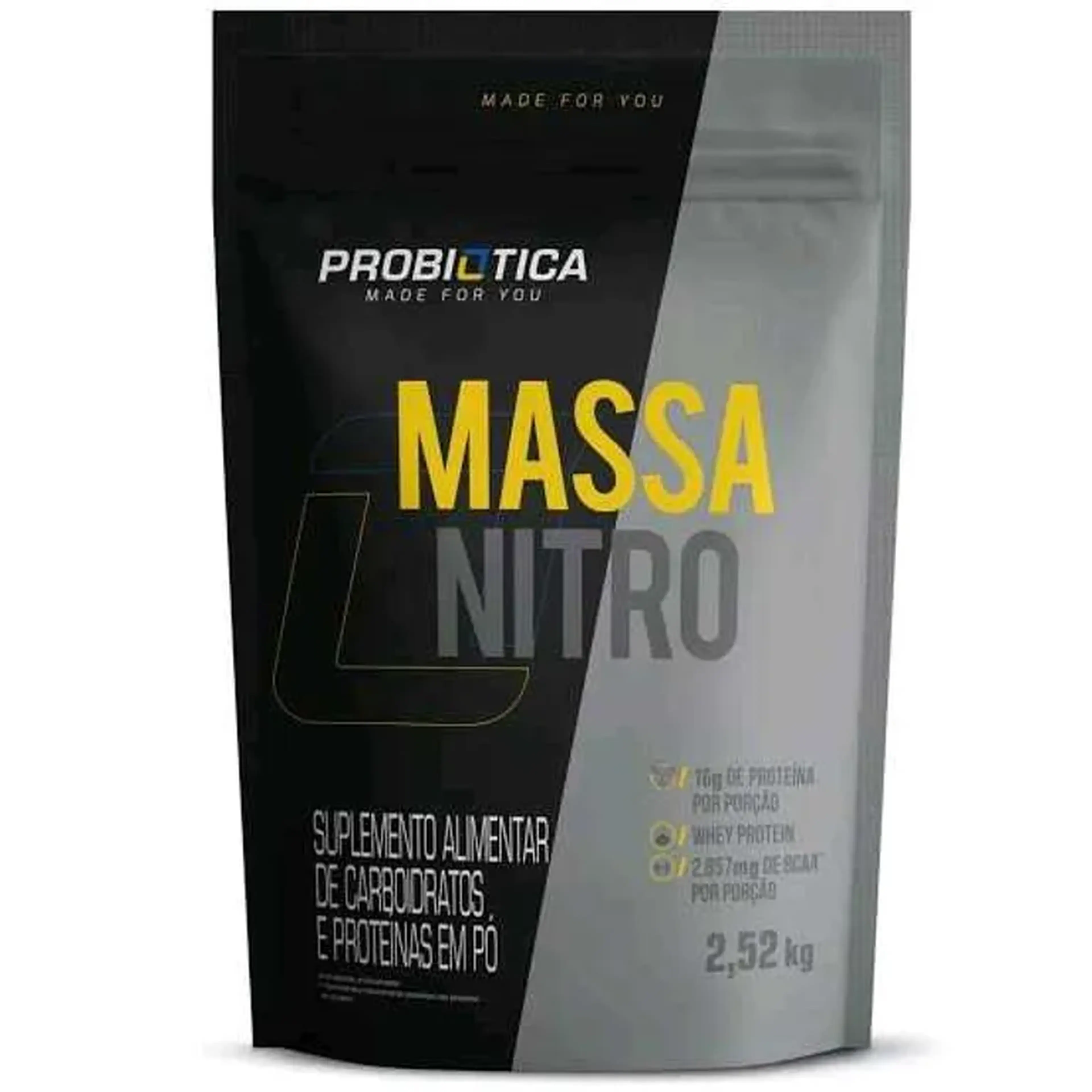 Massa Nitro 3kg Probiótica imagem