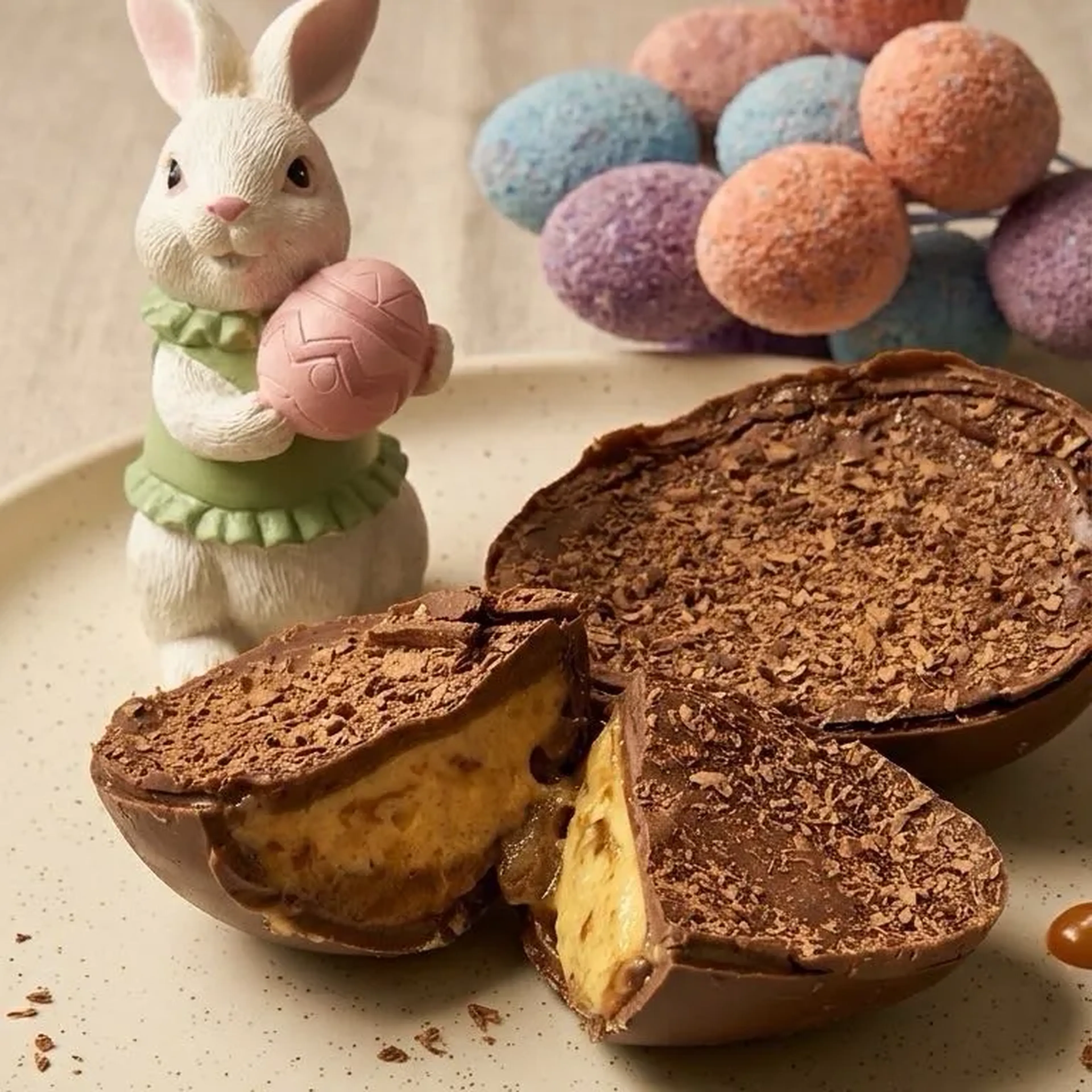 Ovo de Caramelo com Flor-de-Sal Zero Açúcar Lactose imagem