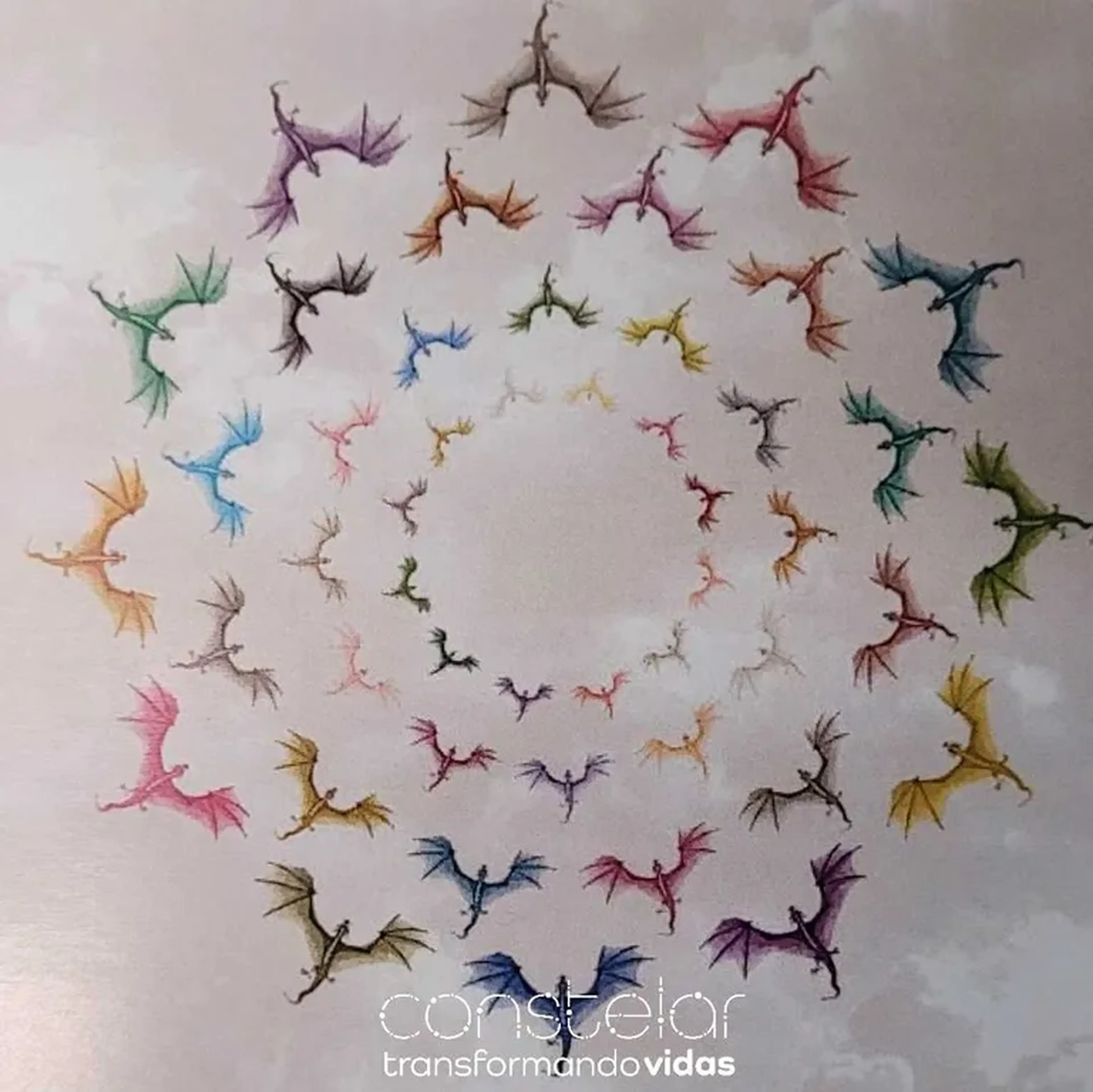 Mandala Terapêutica Dragonlight imagem