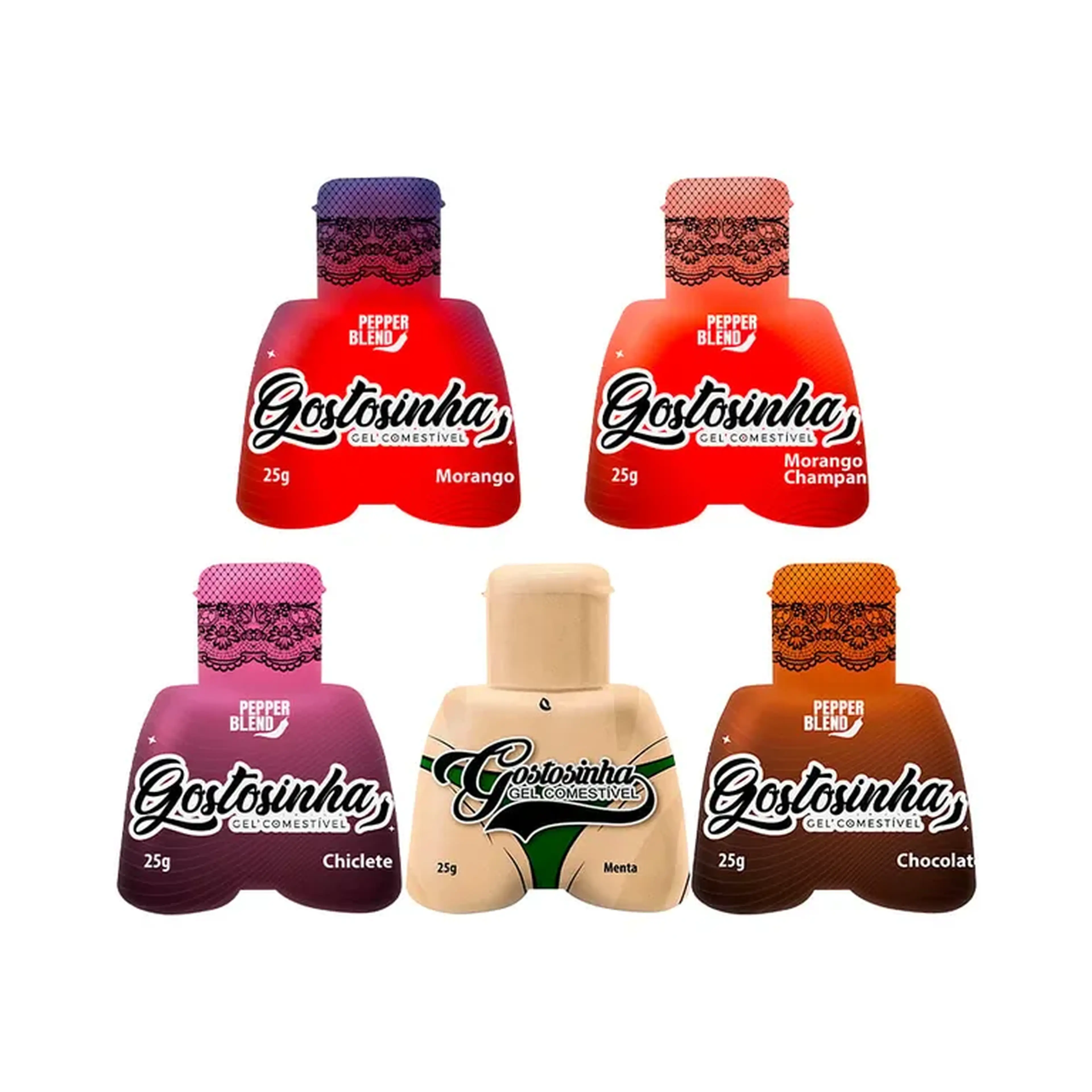 GOSTOSINHA GEL COMESTÍVEL PARA SEXO ORAL HOT 25G imagem