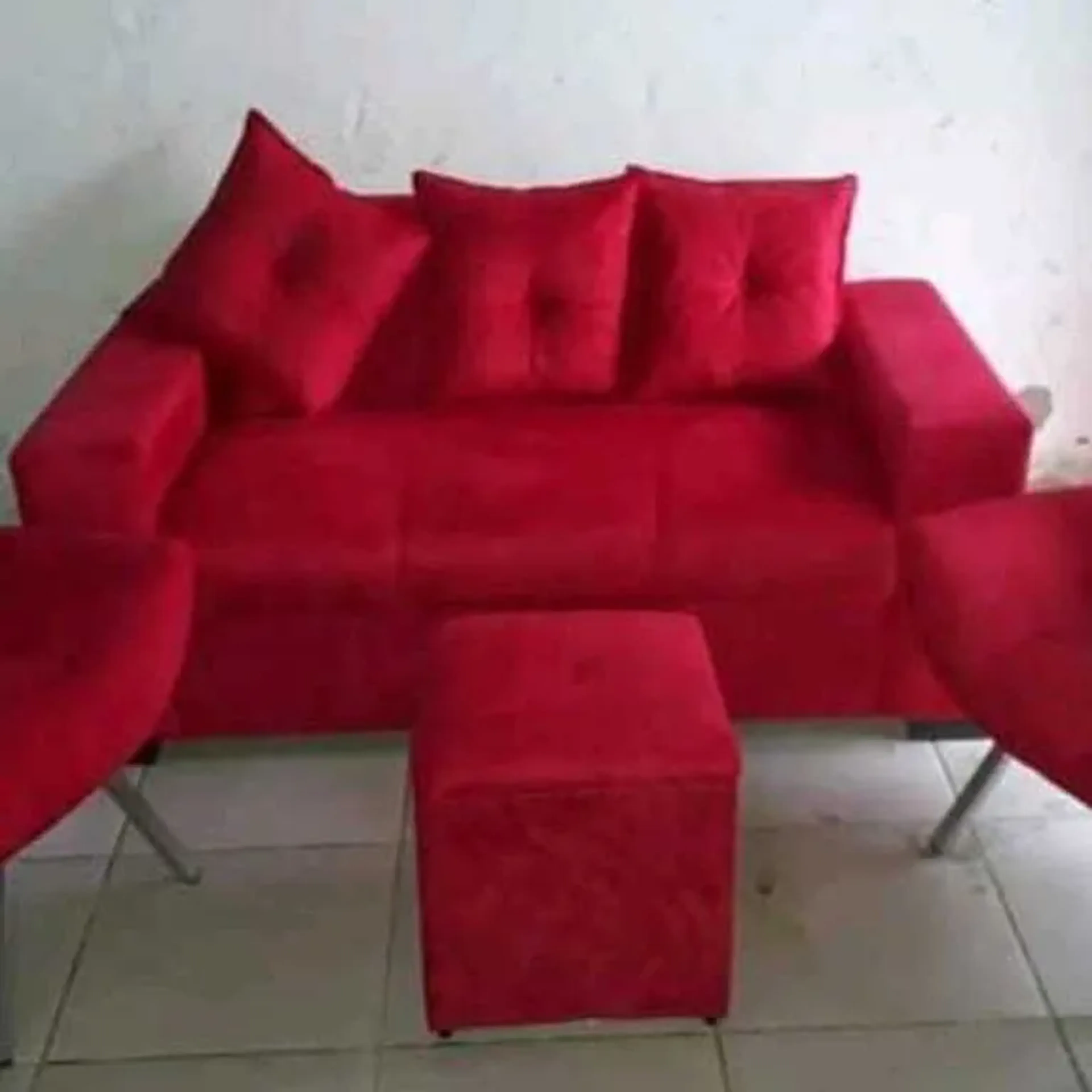 Kit sofá e poltronas canôa imagem