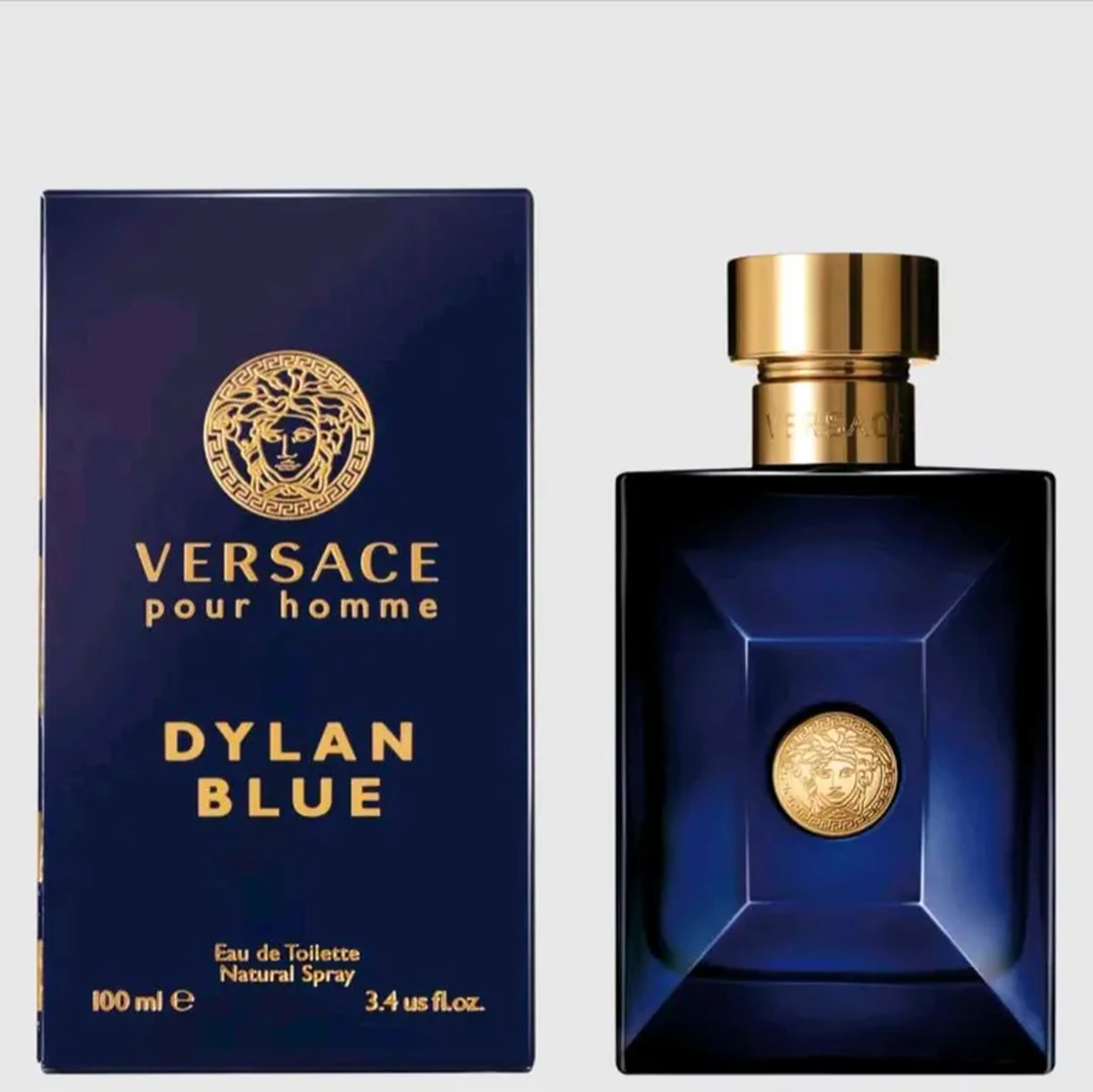 Perfume Dylan Blue Pour Homme Versace Masculino 100ml Original imagem