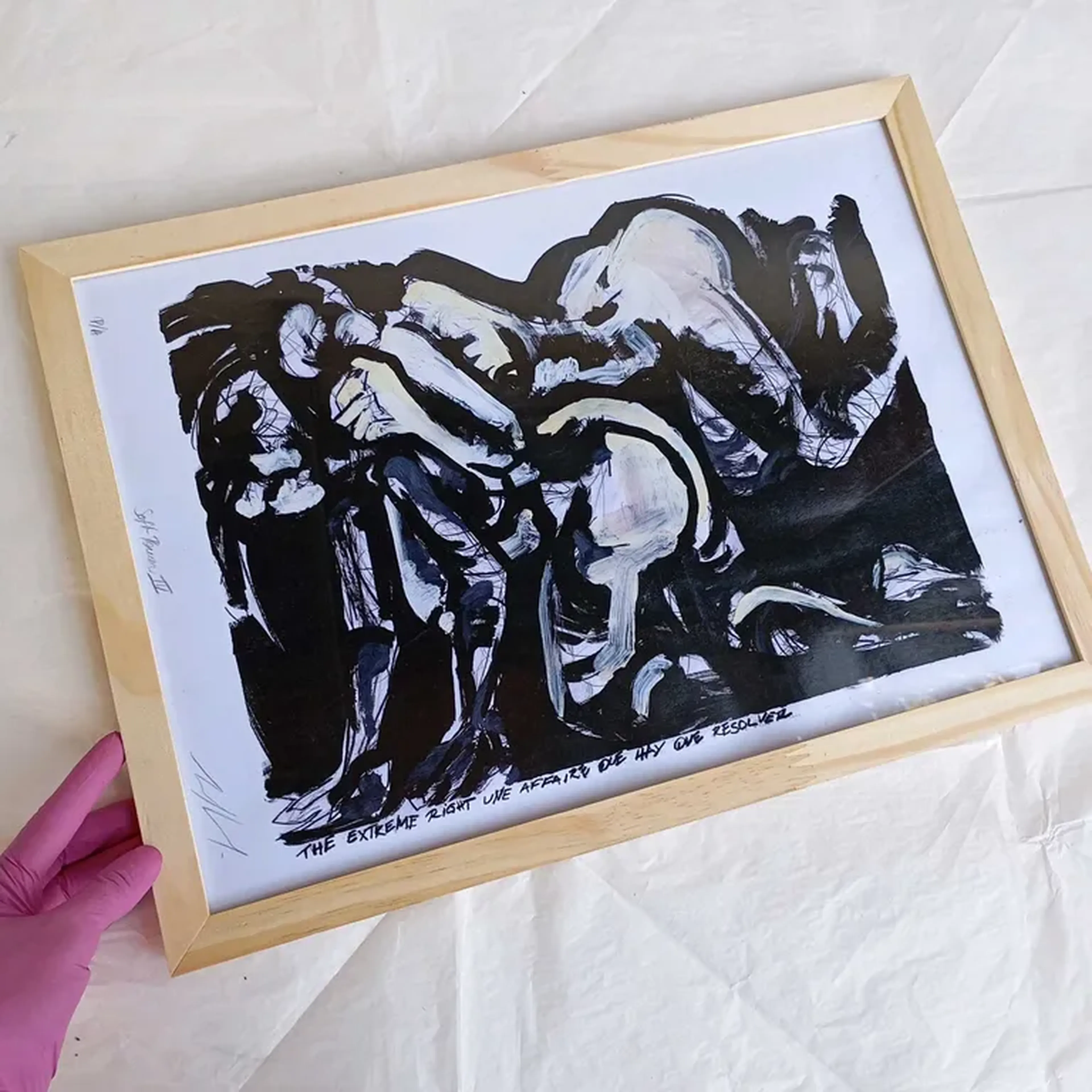 Soft Power IV - 30x42 cm moldura plana imagem