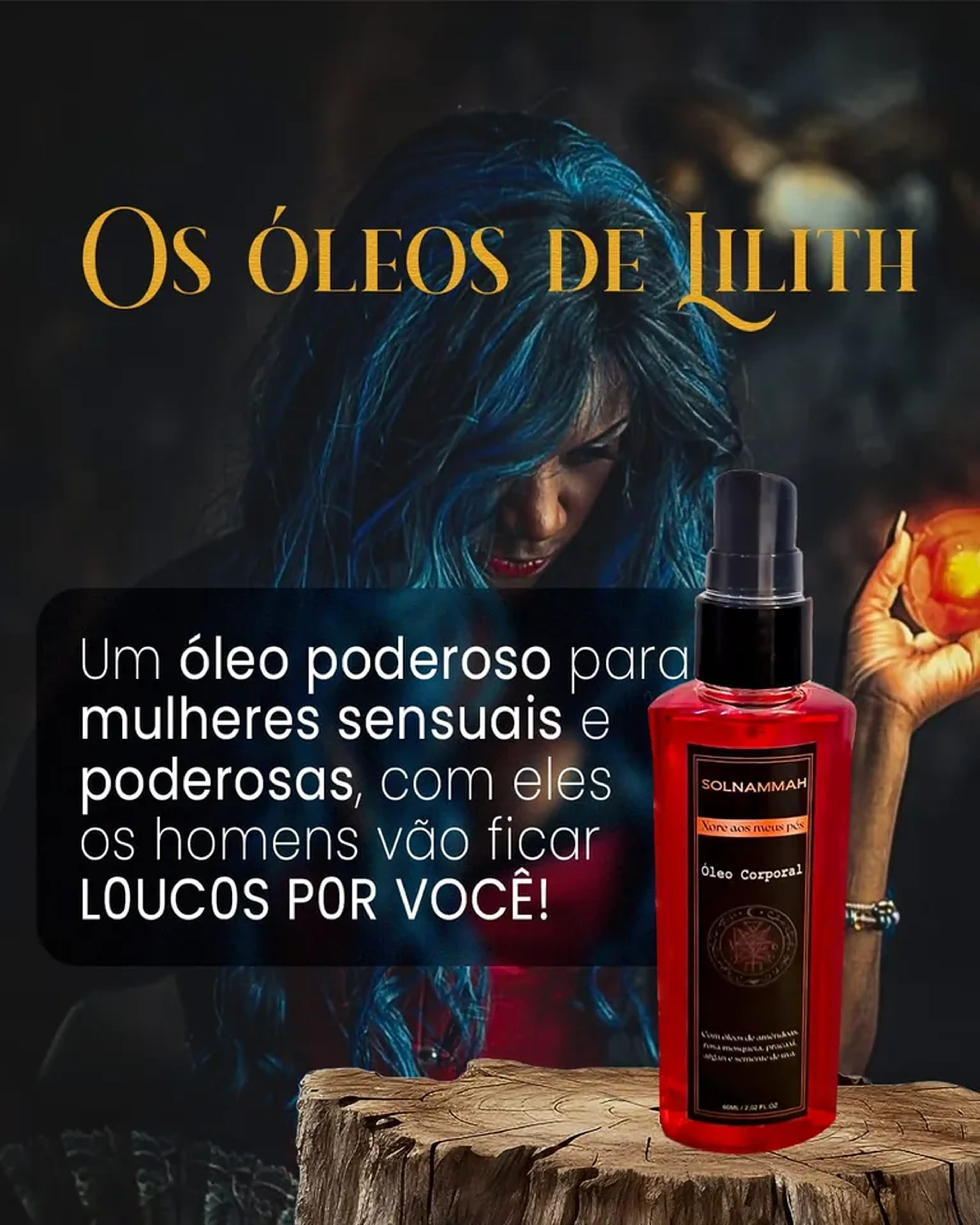 Óleo de lilith Xore aus meus pés imagem