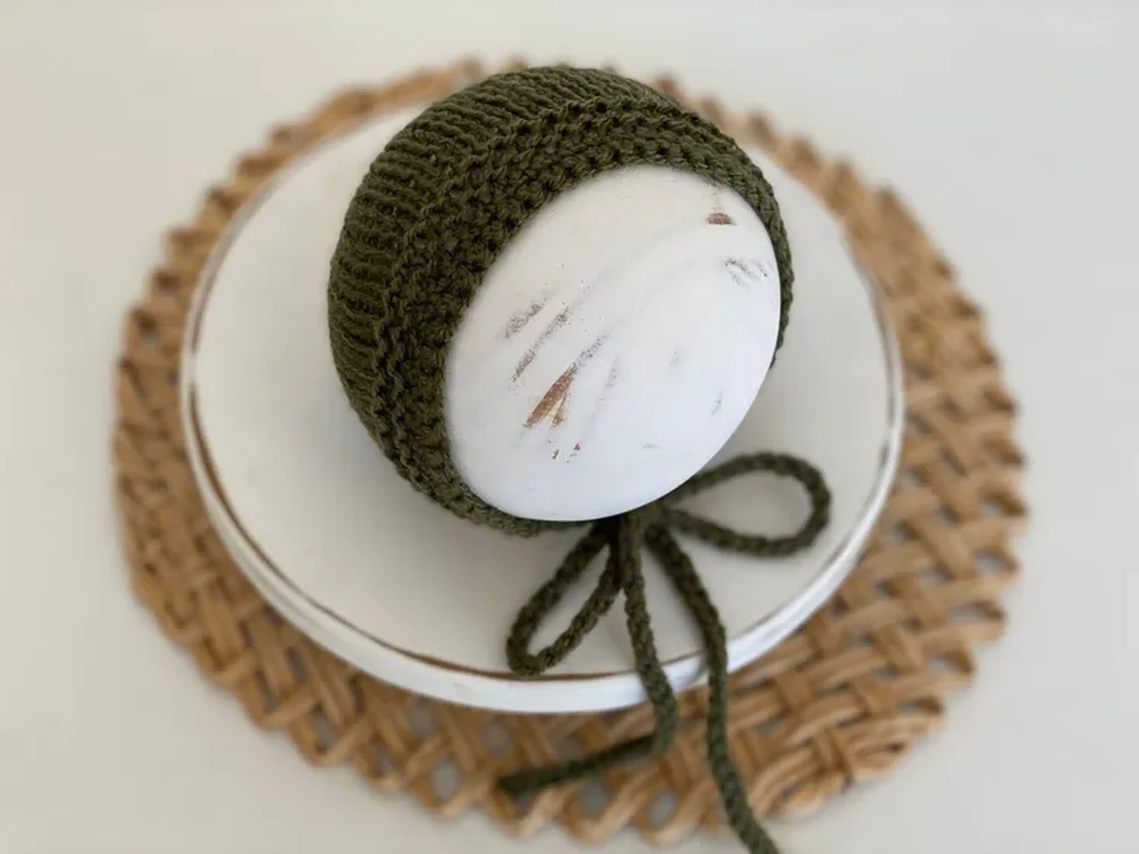 Touca Newborn Verde Musgo imagem