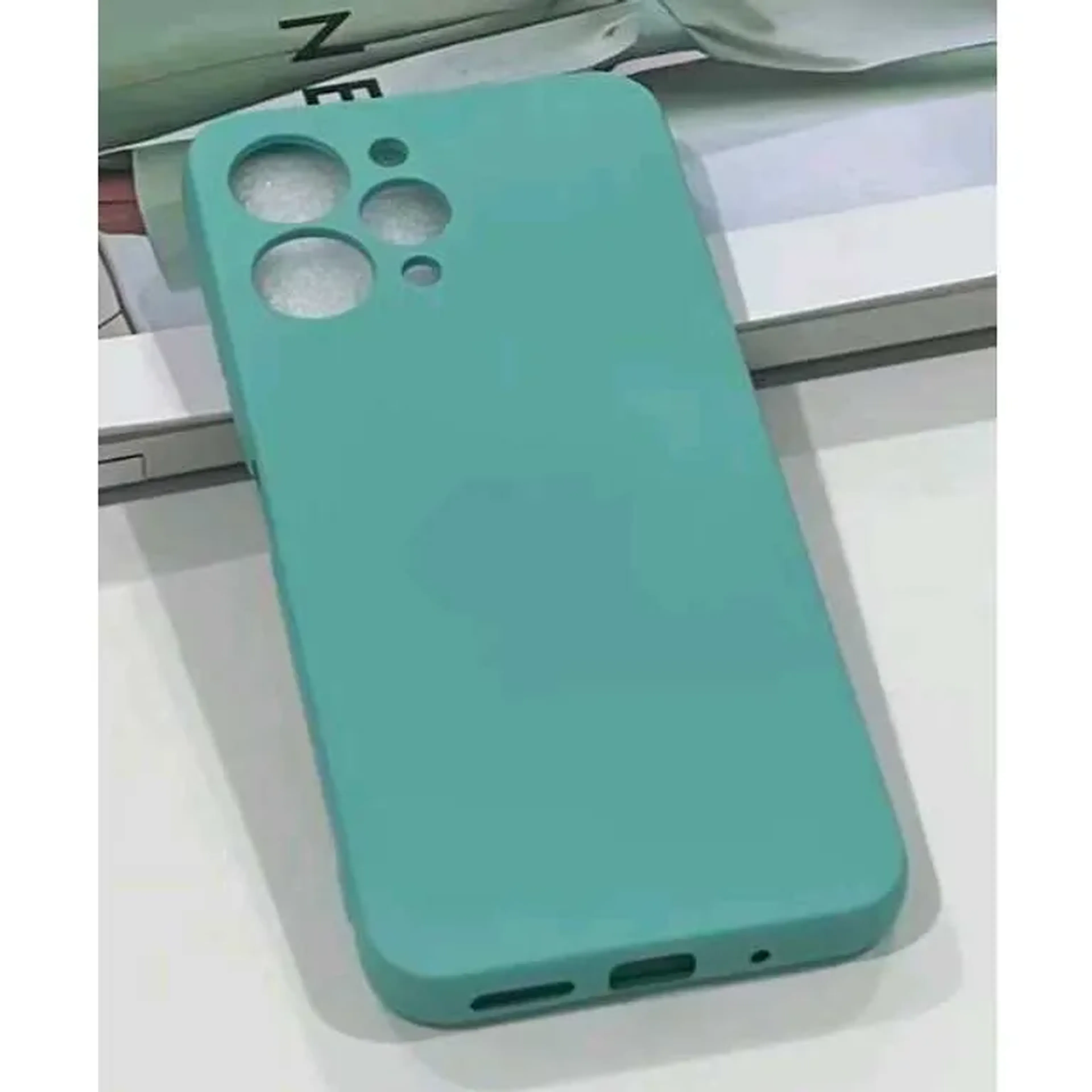Capinha Note 14 Pro, Silicone Aveludada imagem
