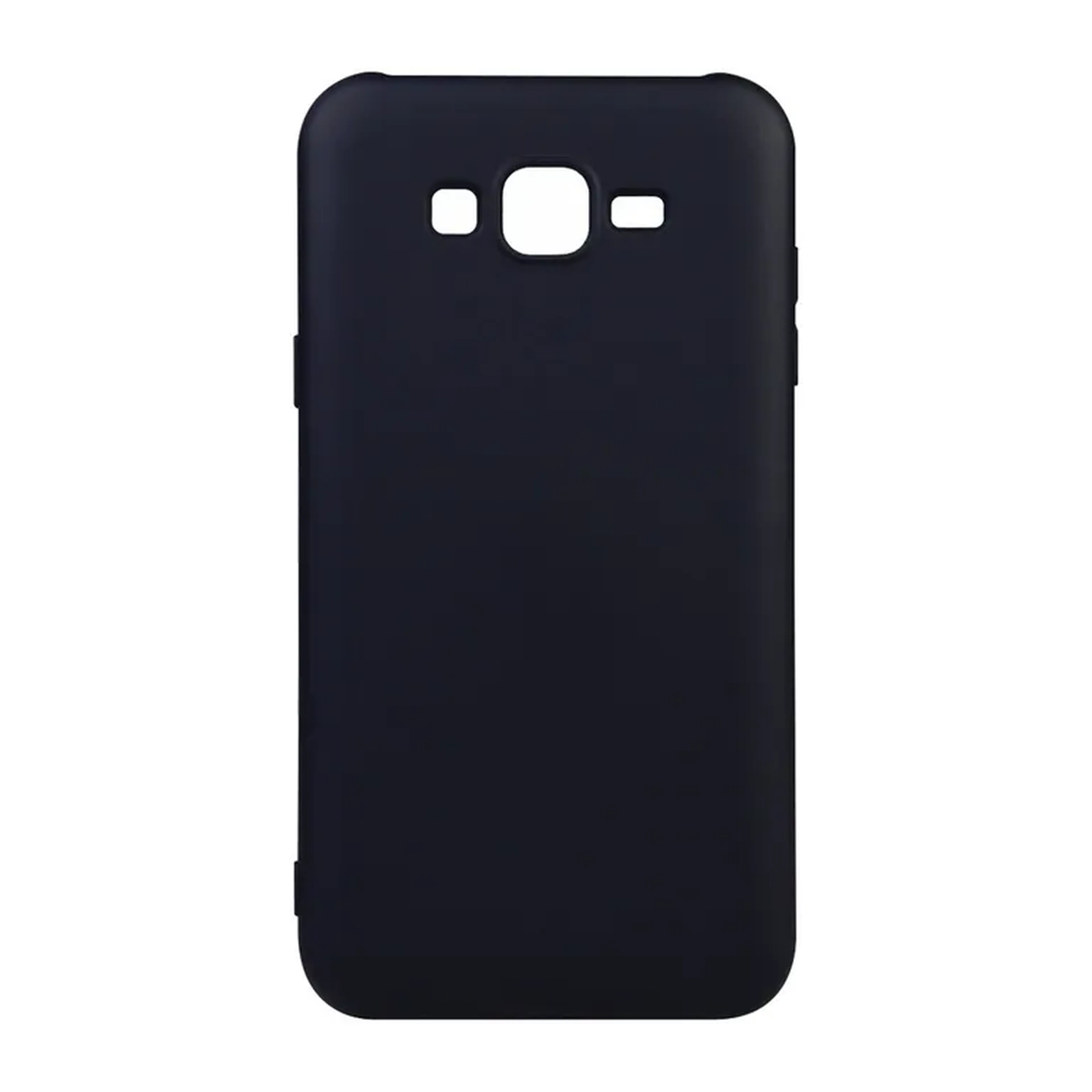 Capinha para Galaxy J7, Silicone Aveludada (PRETA) imagem