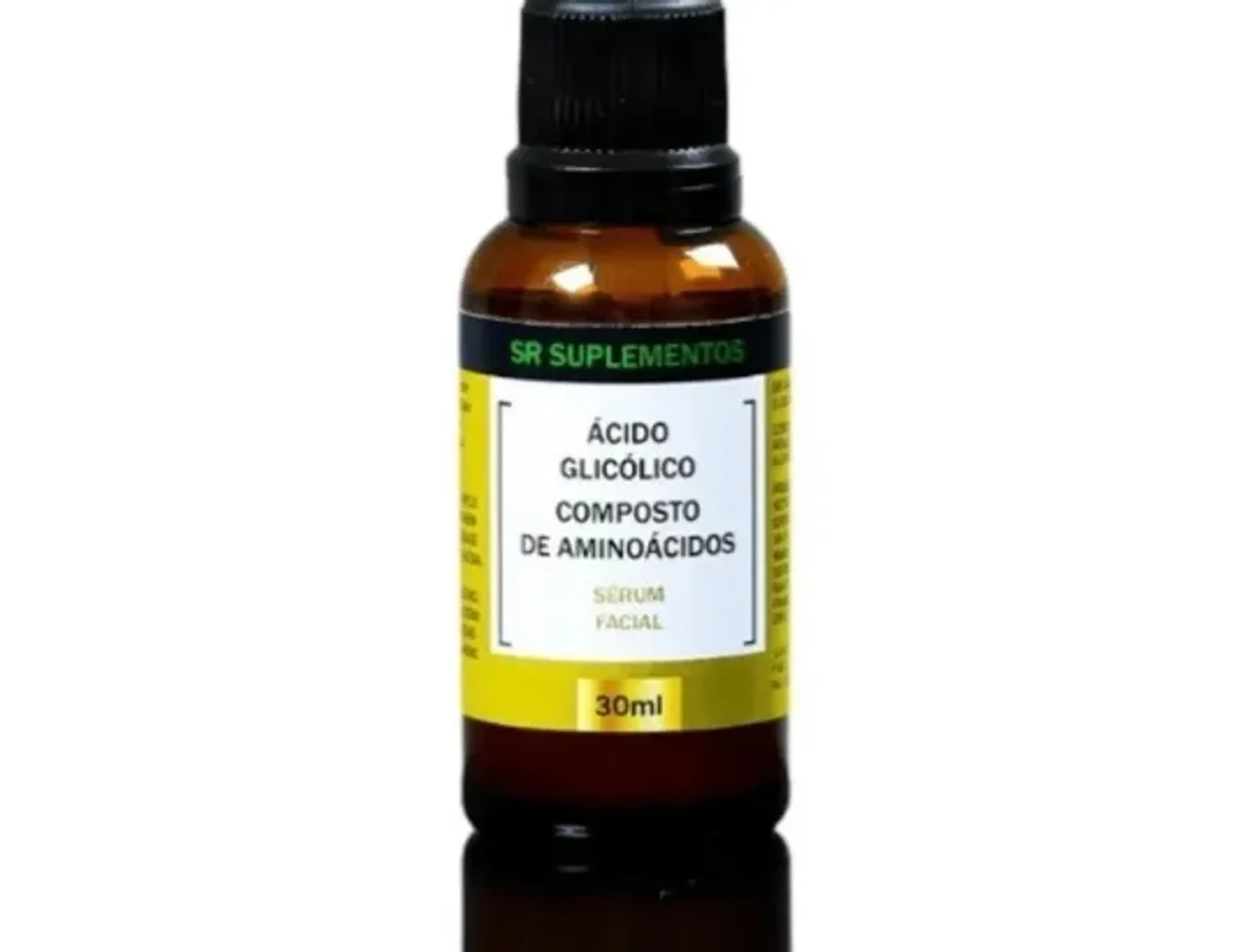 SÉRUM FACIAL DE ÁCIDO GLICÓLICO COMPOSTO DE AMINOÁCIDOS imagem