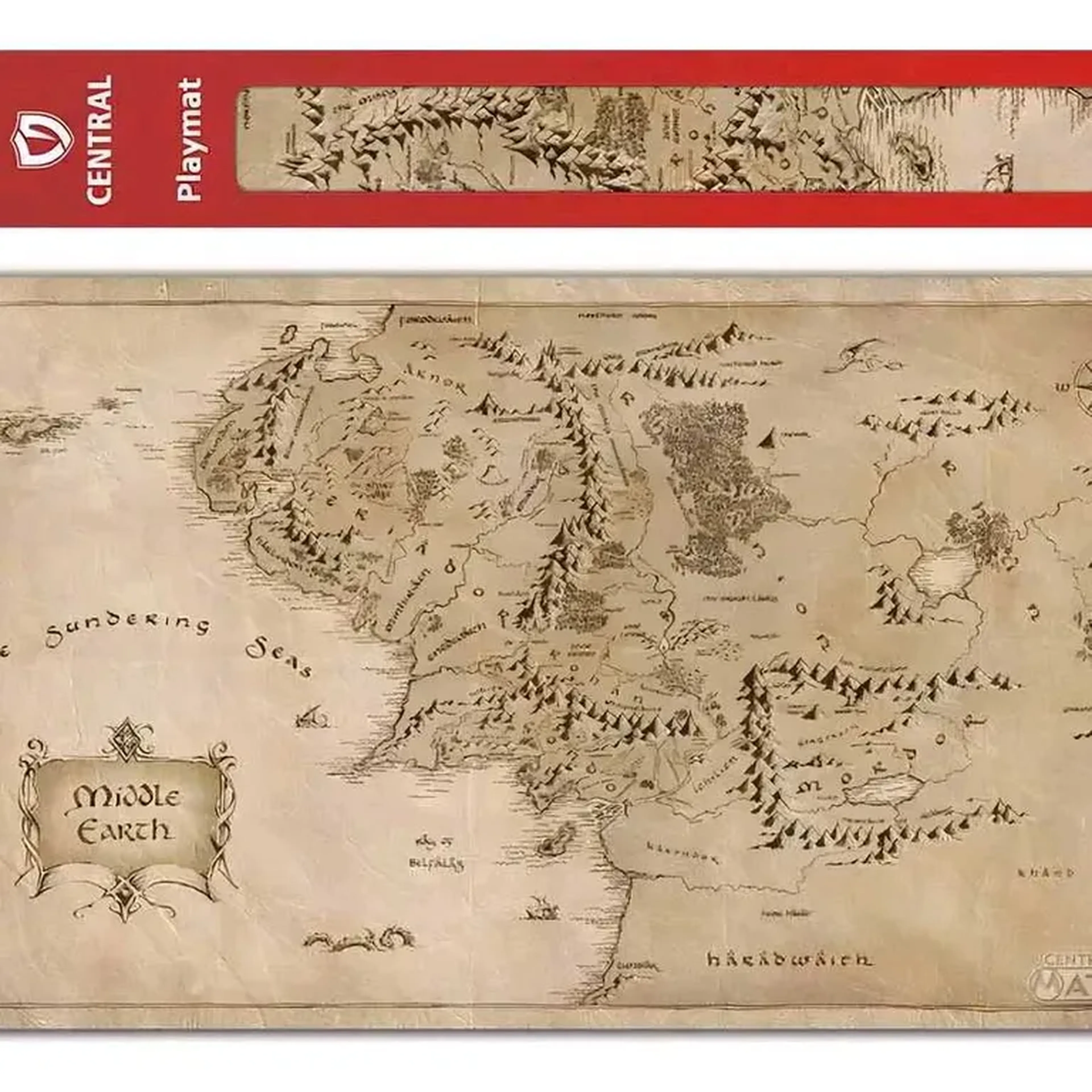 Playmat Central Mapa Terra Media imagem