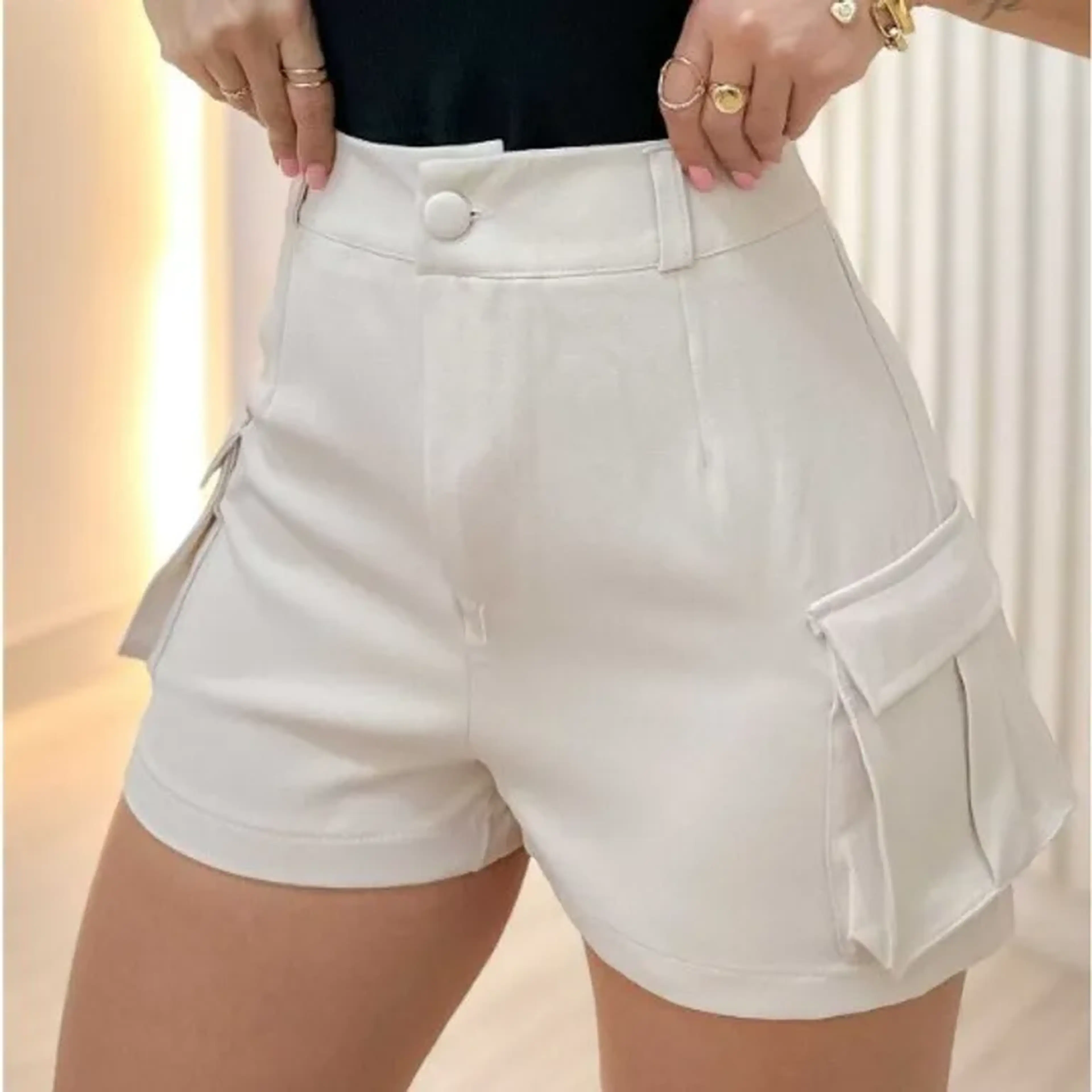 short alfaiataria Cargo do M e G imagem