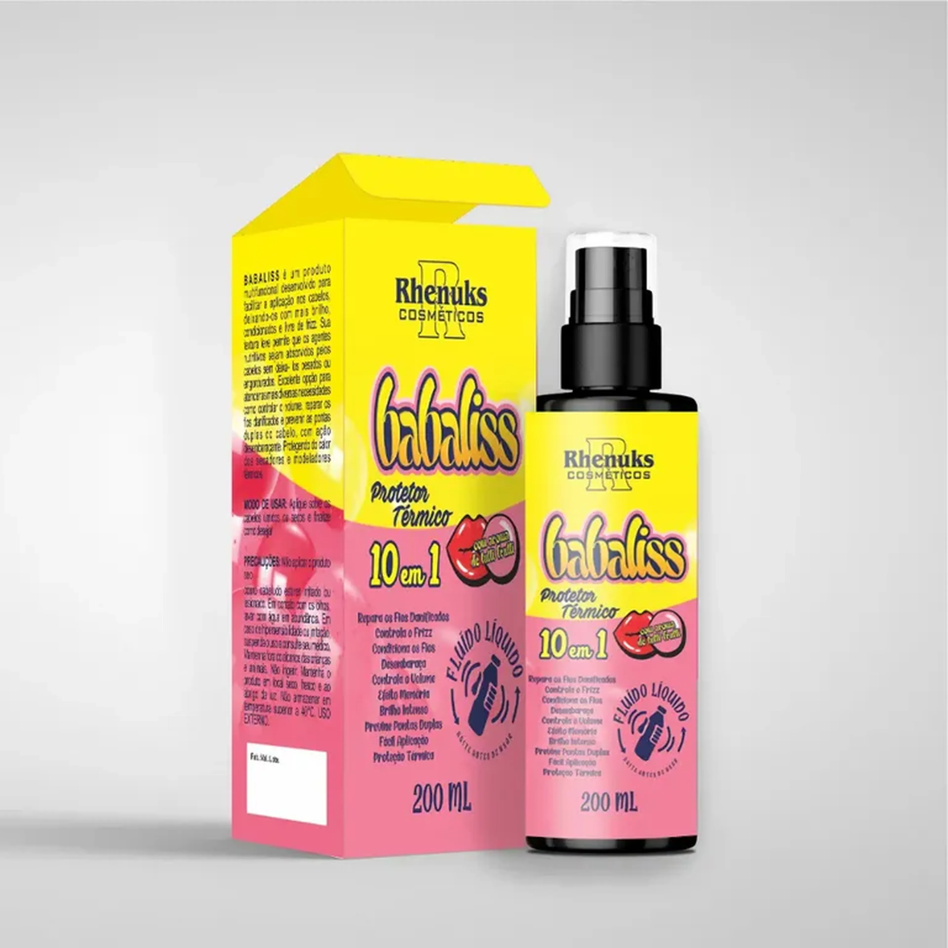 Protetor Térmico Capilar Babaliss 10 Benefícios 200ml Tuti Fruti imagem