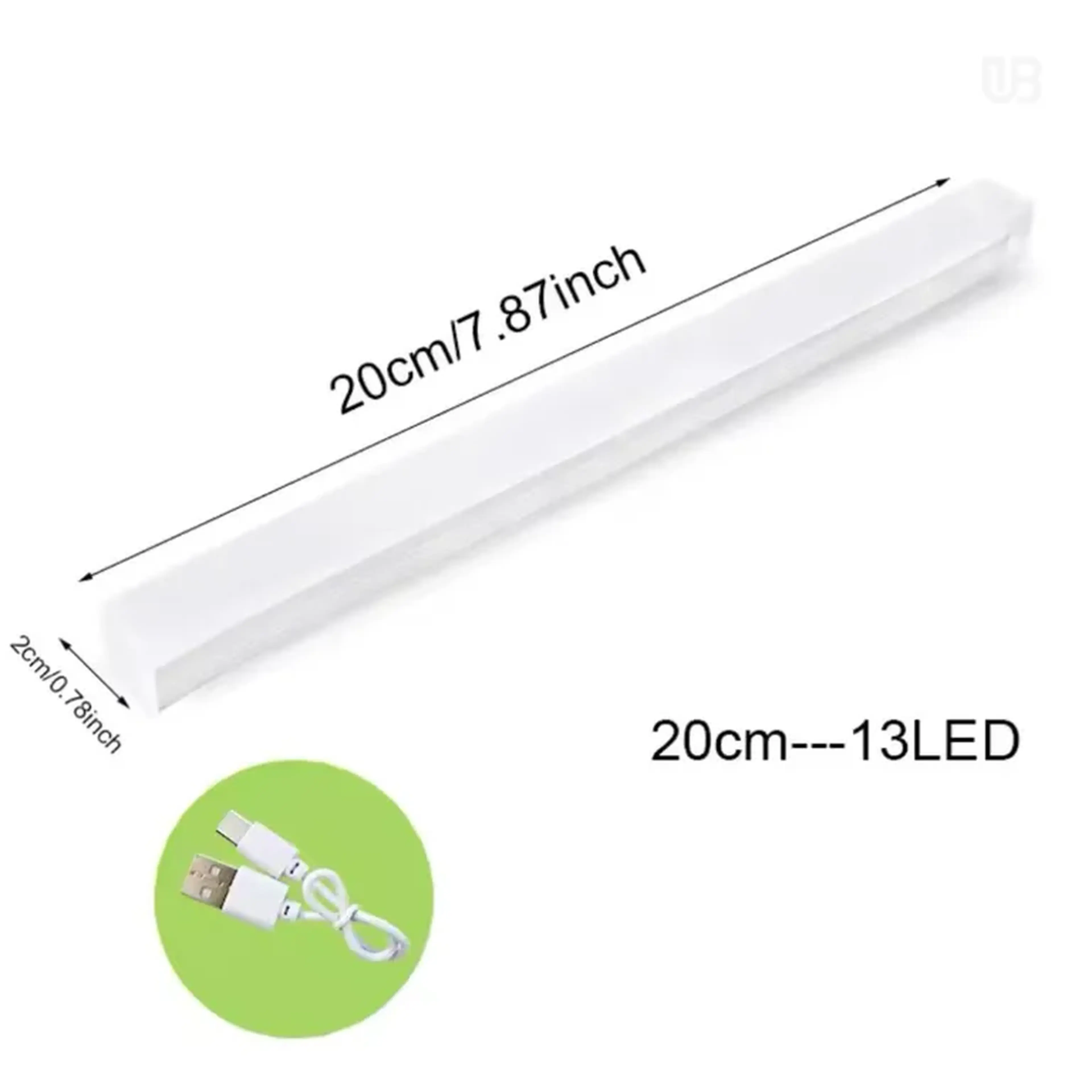 Luz Noturna LED com Sensor de Movimento 20 cm imagem