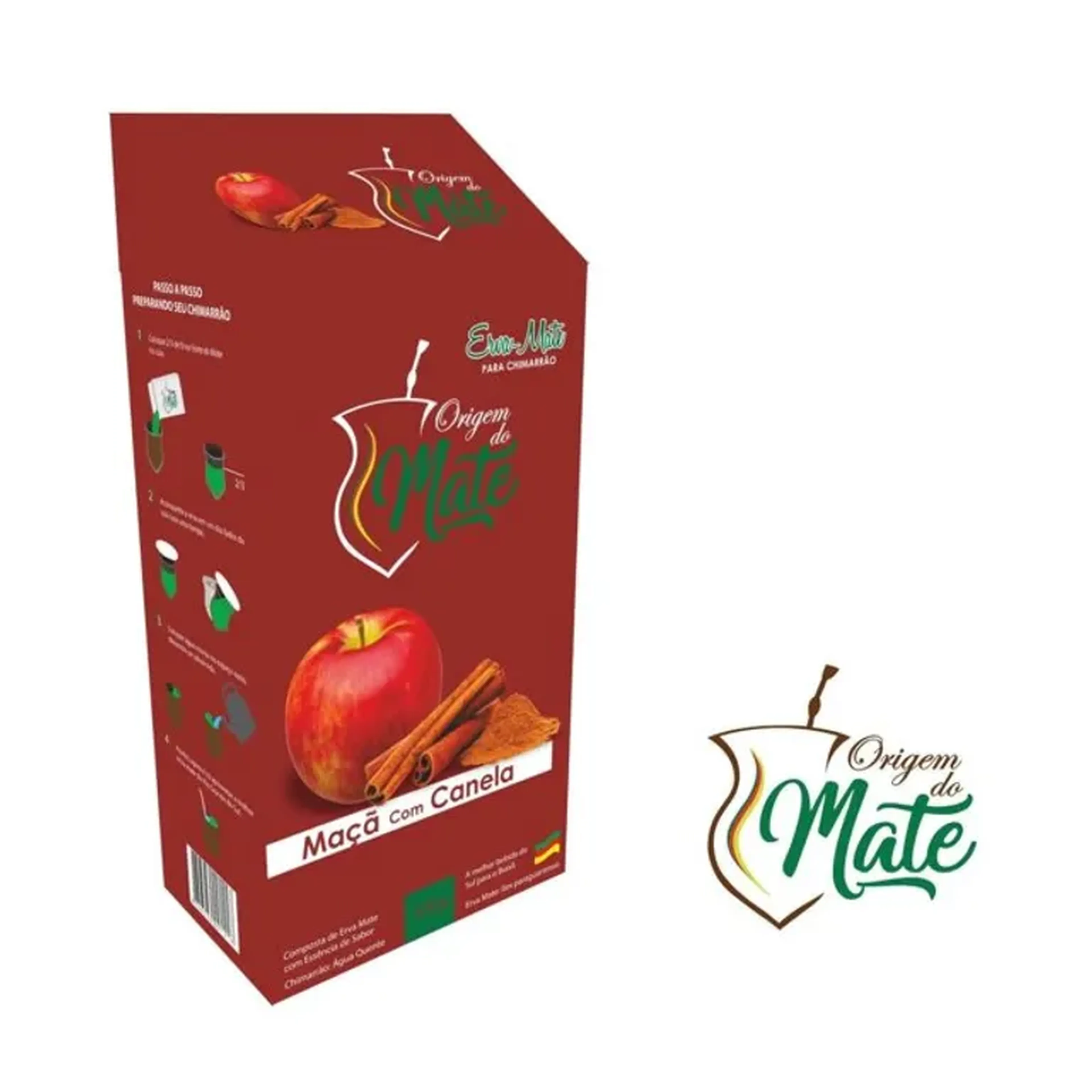 Composto Origem do mate Maçã com canela imagem