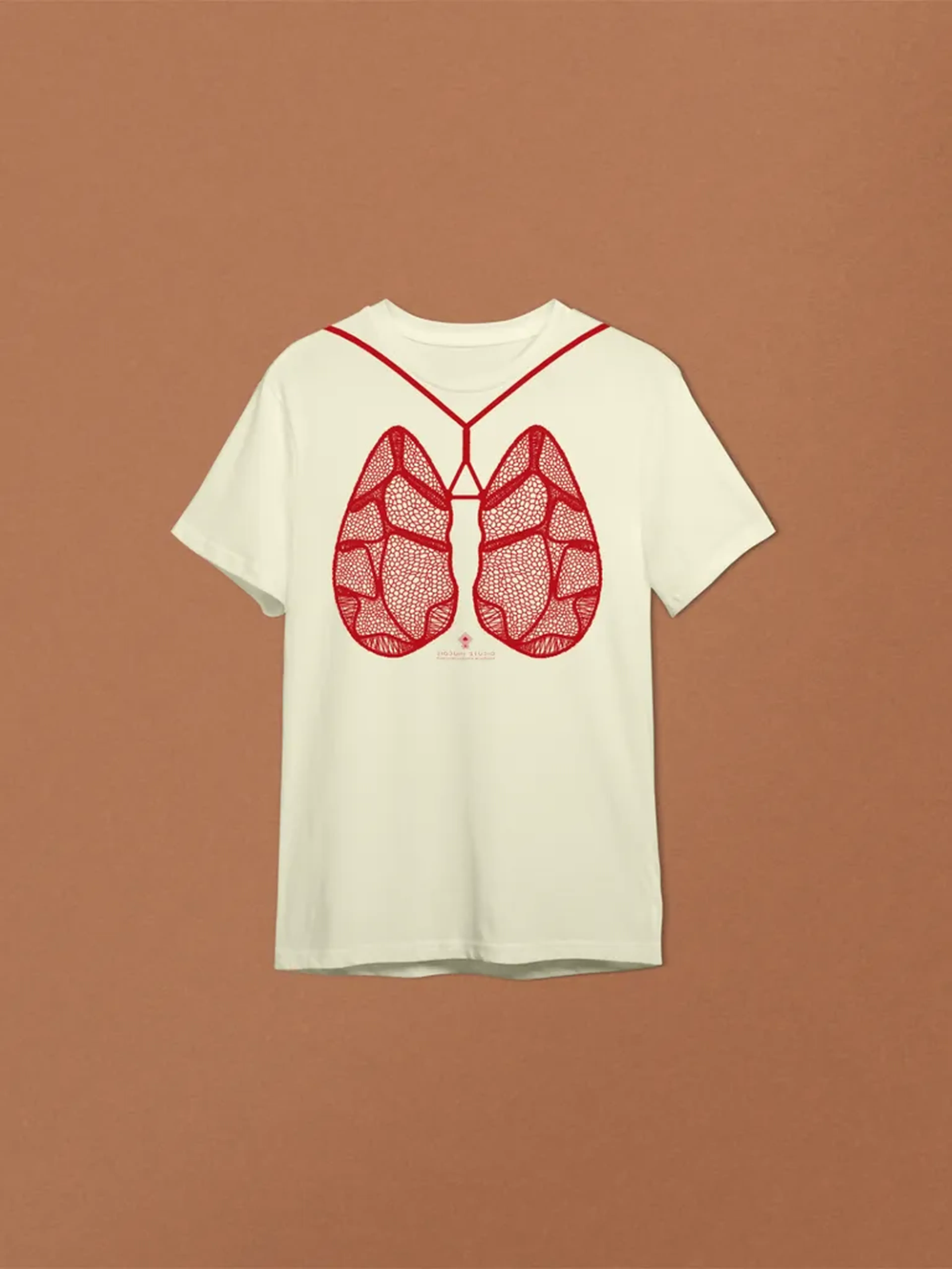 CAMISETA PULMÃO DO UNIVERSO - OFF WHITE imagem