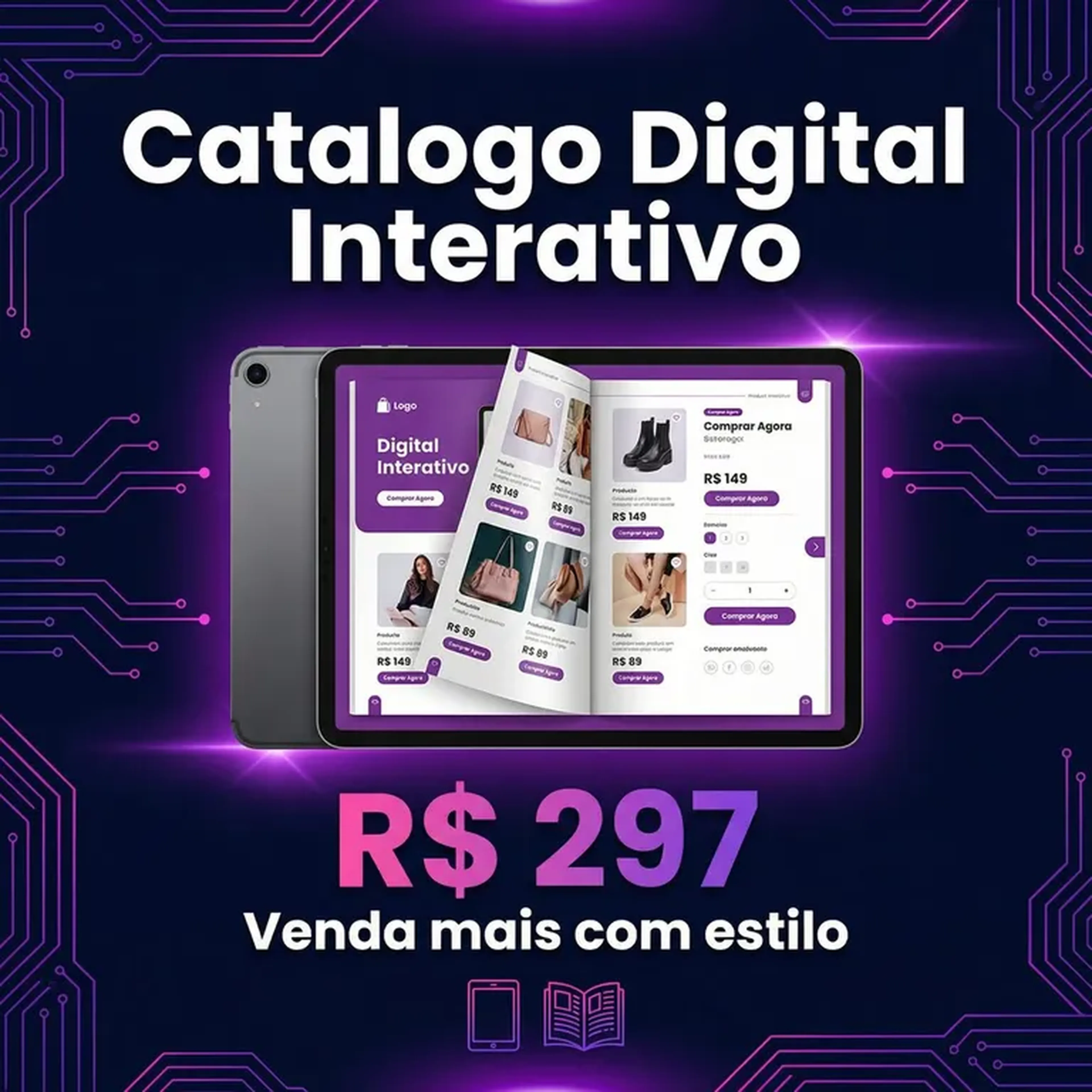 Catálogo Digital Interativo | Criação Personalizada imagem