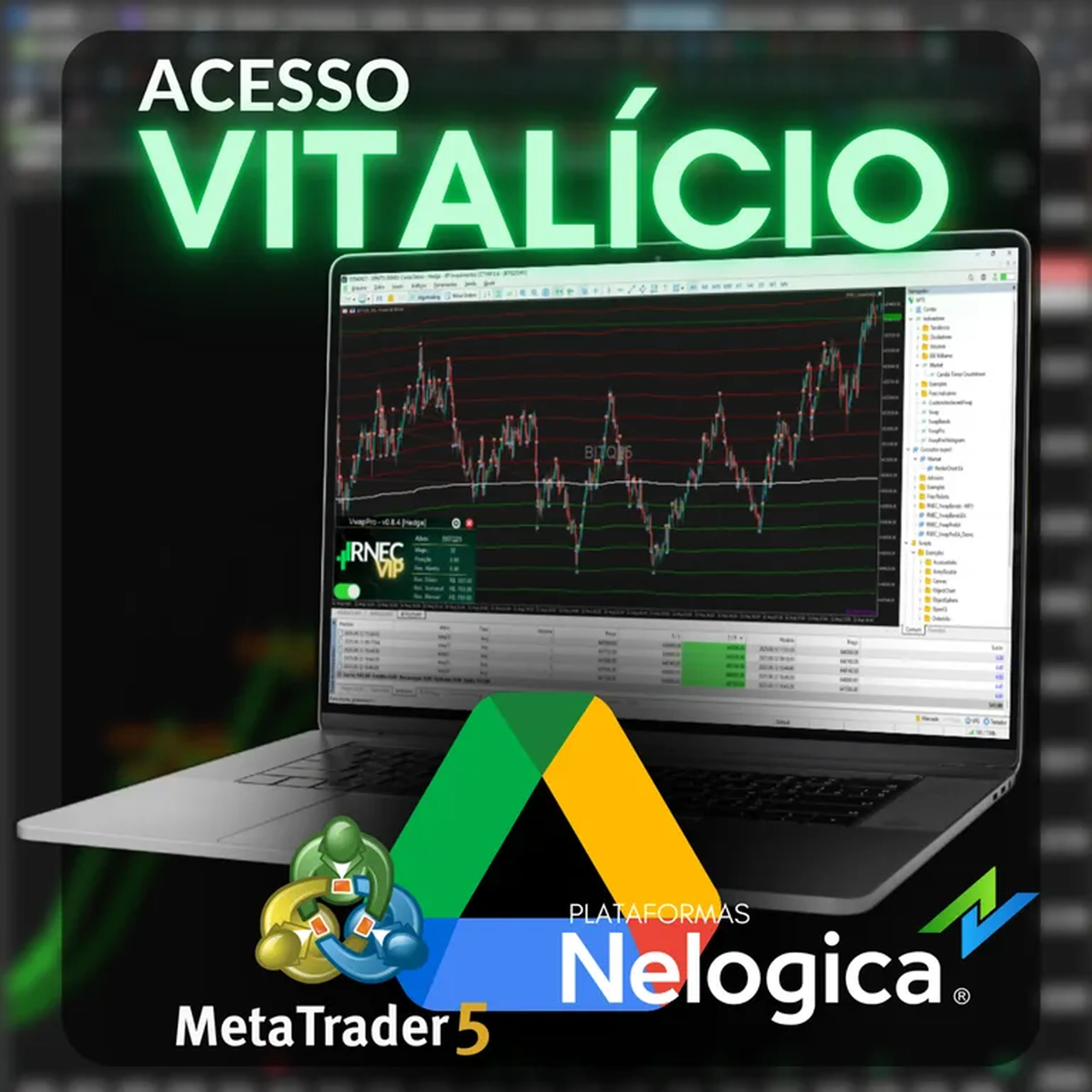 Drive Nelógica + MetaTrader 5 - Acesso Vitalício imagem