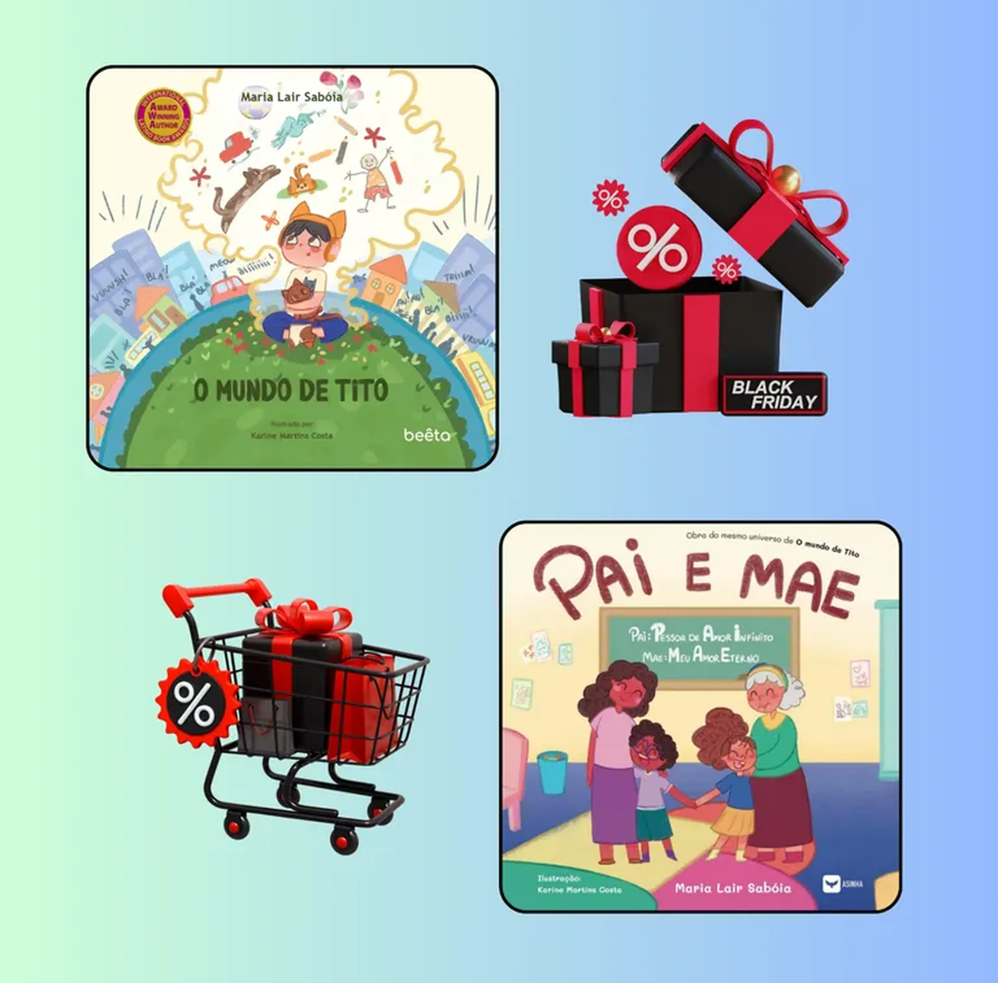 Combo Amor e Empatia: Tito (2ª edição) e PAI e MAE imagem