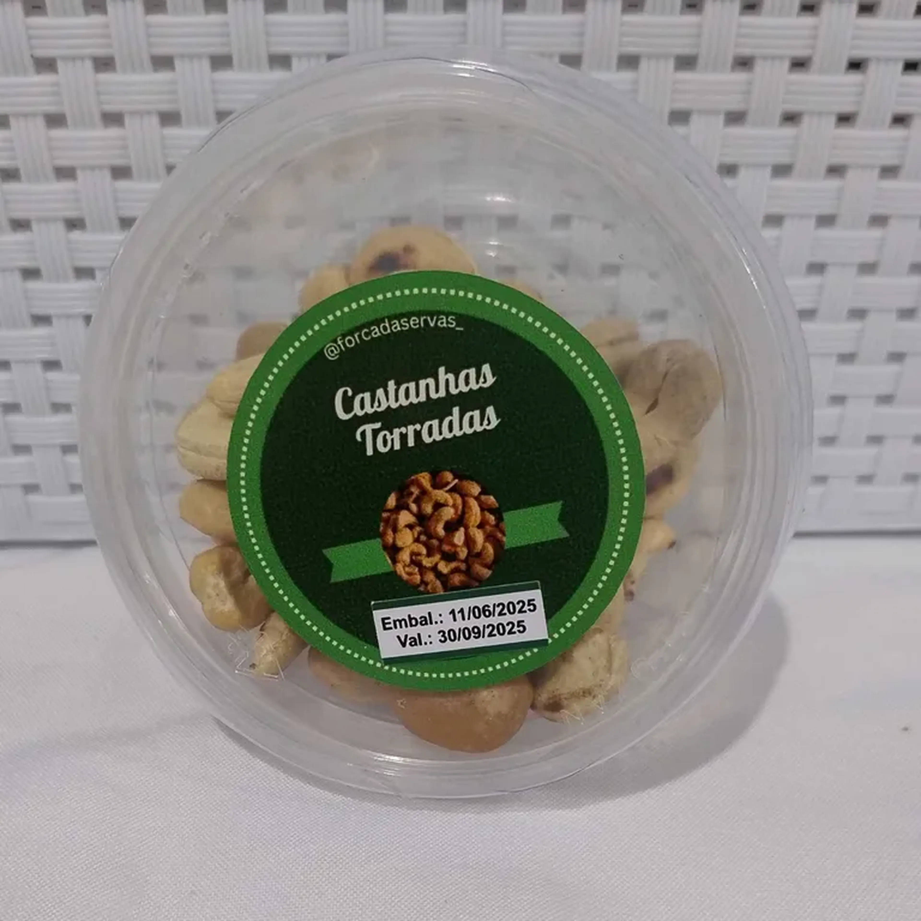 Castanha torradas 100g imagem