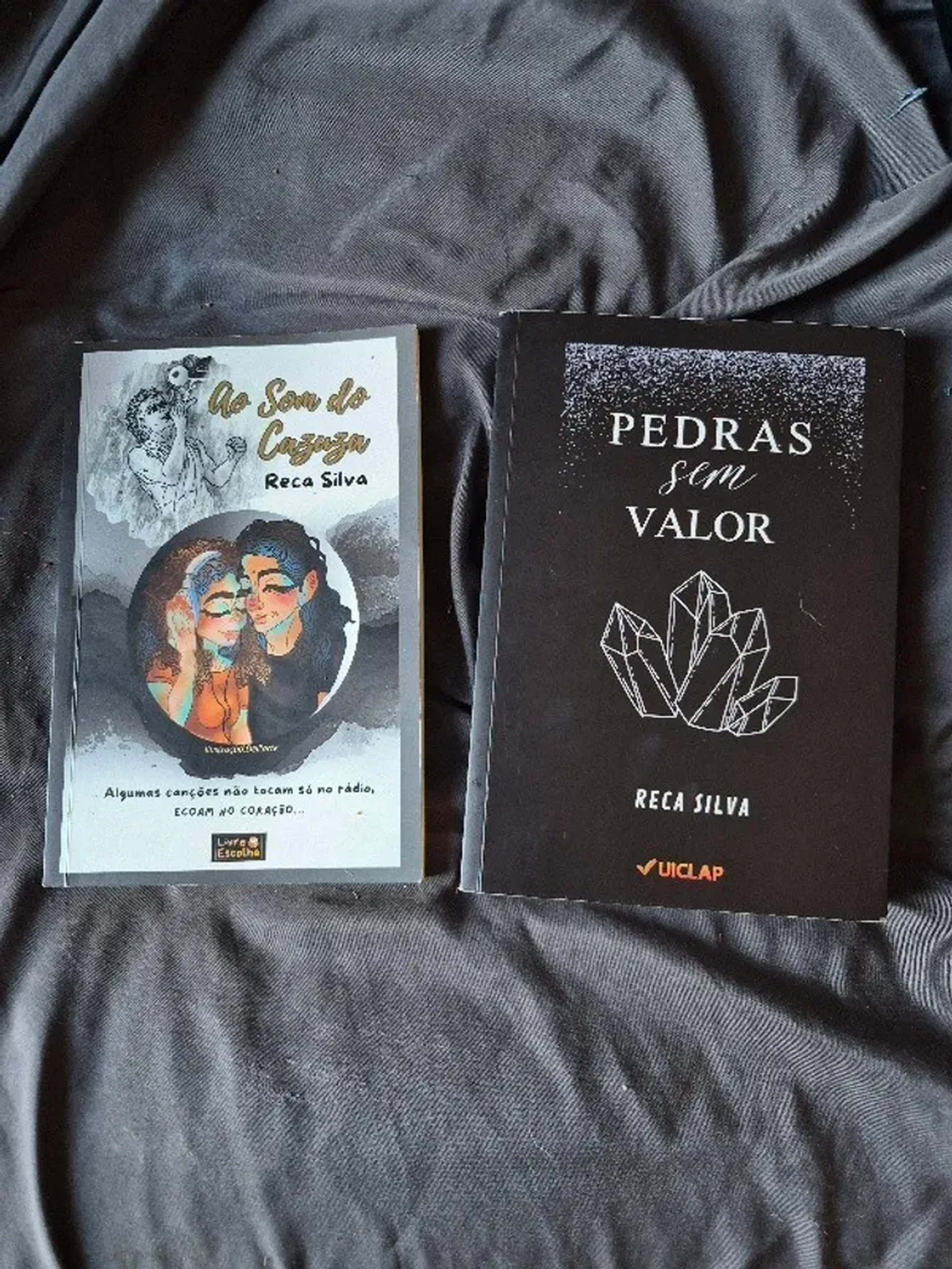 Dose Dupla Livros: Aos Som do Cazuza e Pedras sem Valor. imagem