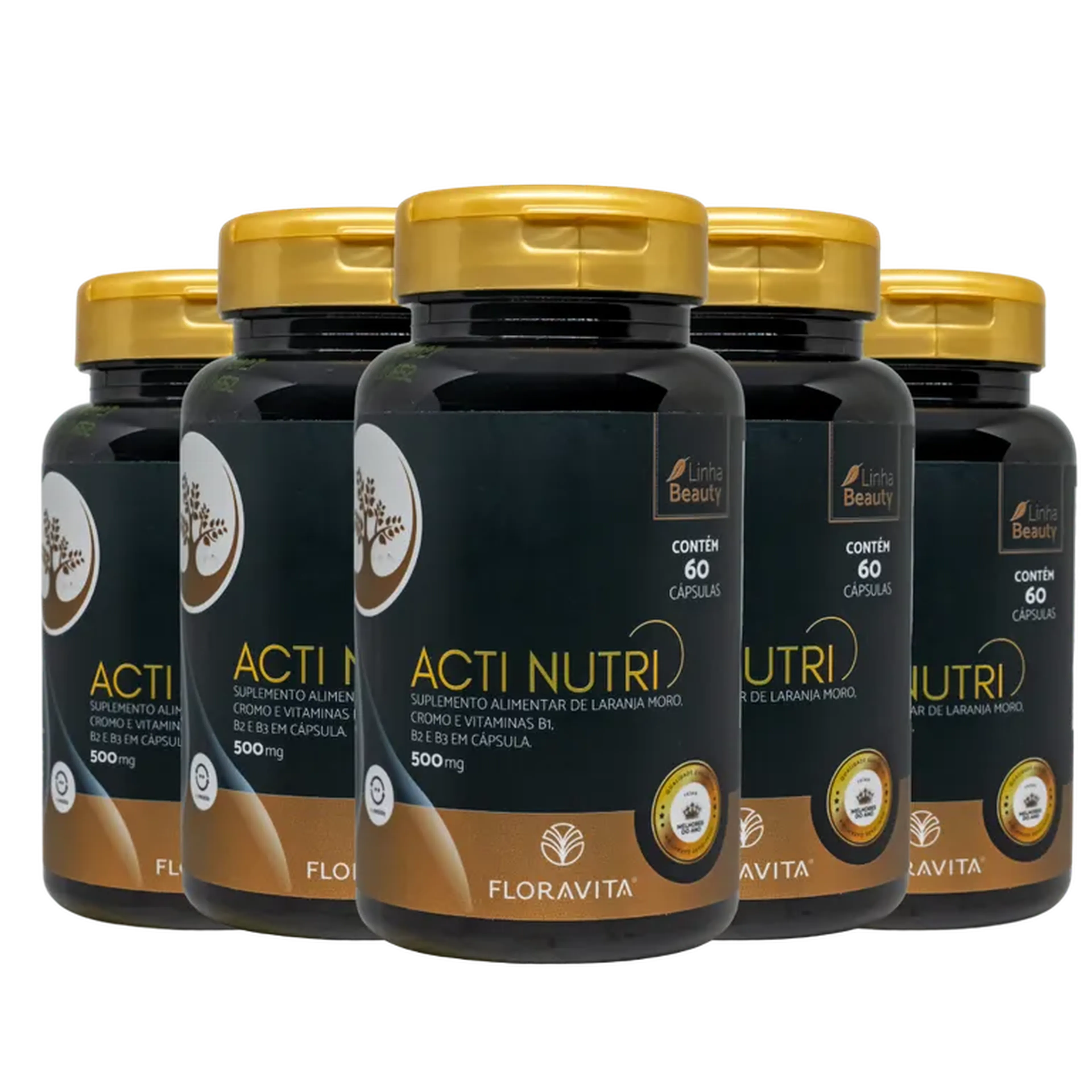 Acti Nutri - 5 Frascos imagem