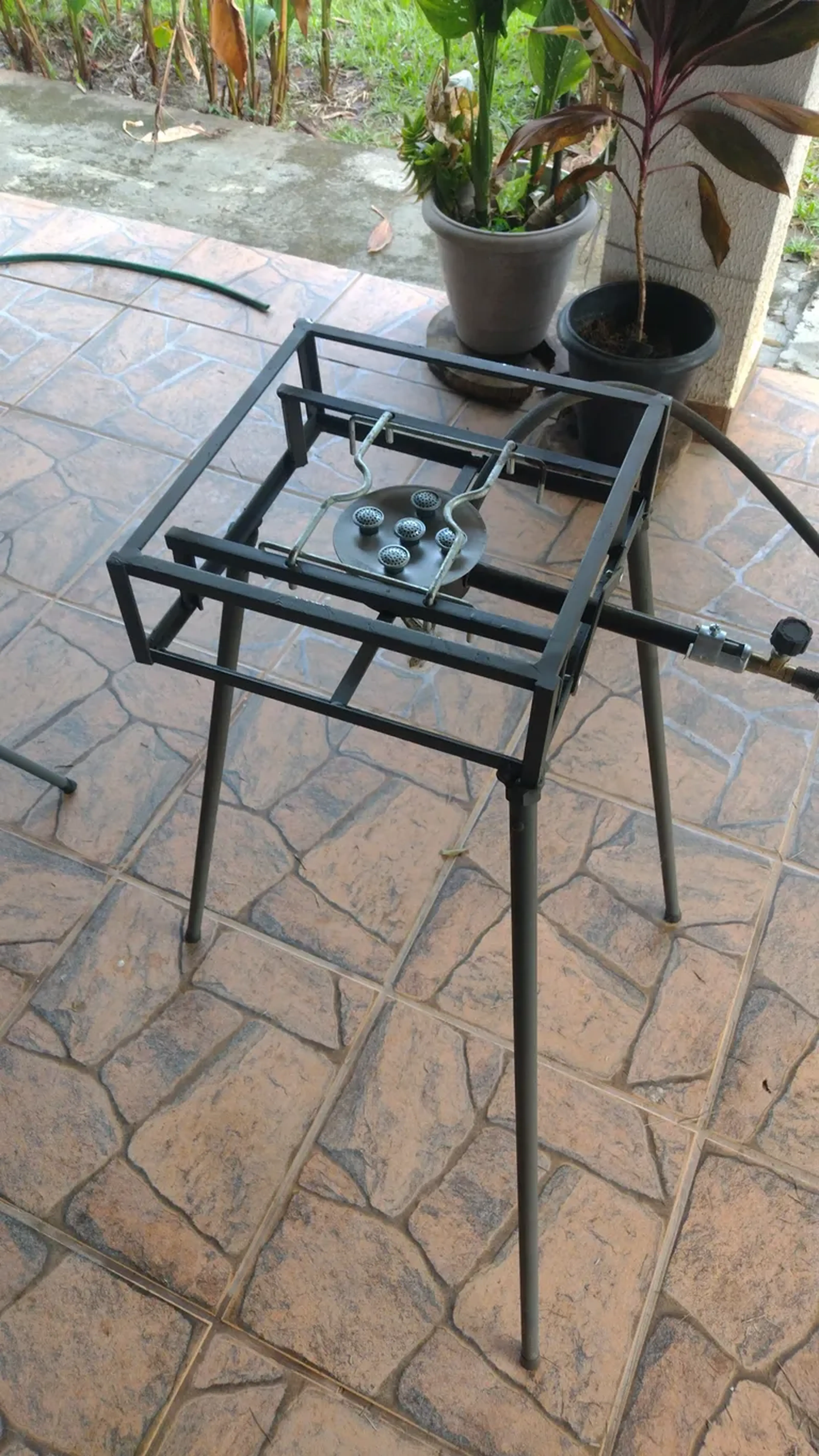 Fogareiro a gás desmontável imagem