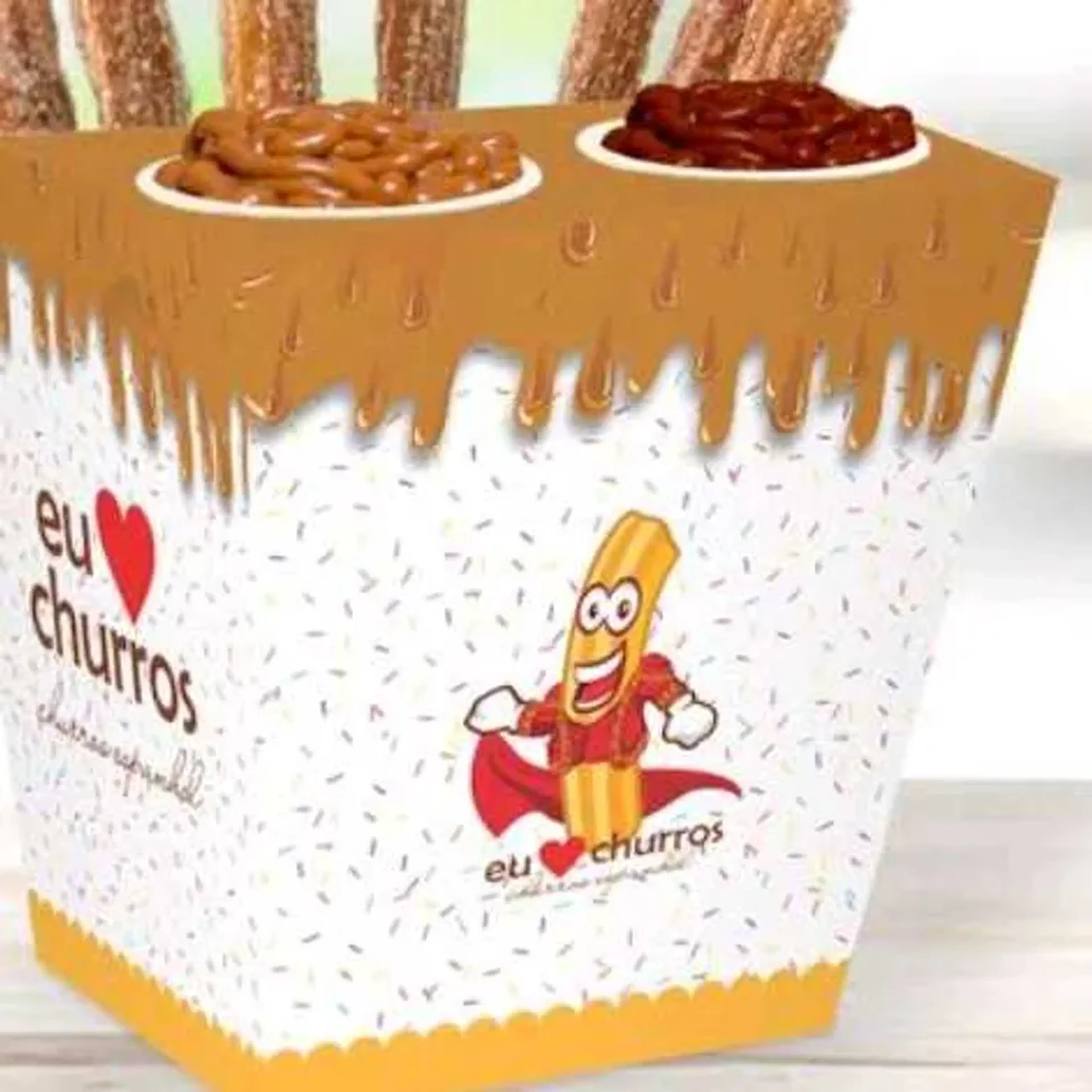 churros espanhol pistache e ninho imagem