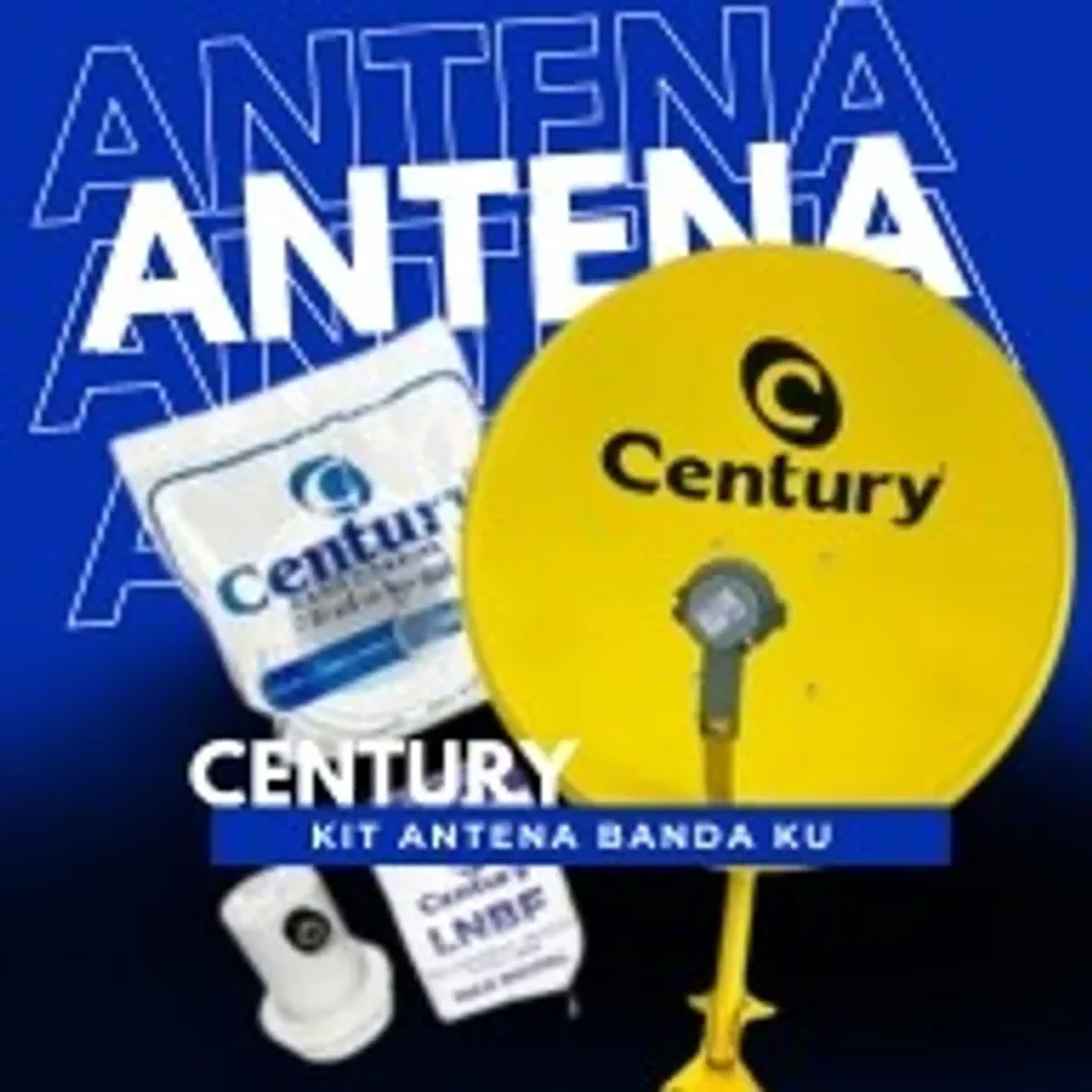KIT ANTENA CENTUTY COMPLETA 15M imagem