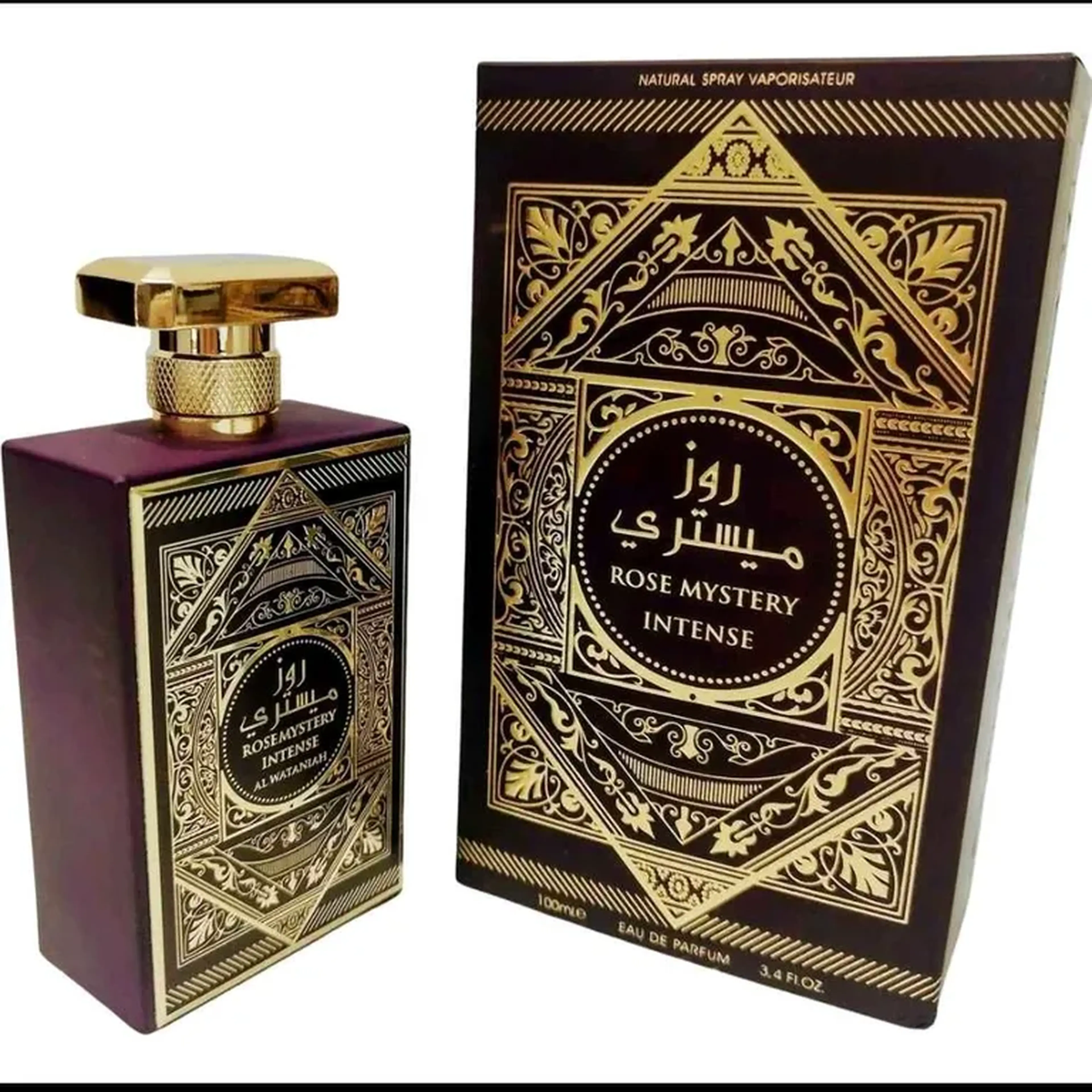 Perfume Al Wataniah Rose Mystery Intense 100ml imagem
