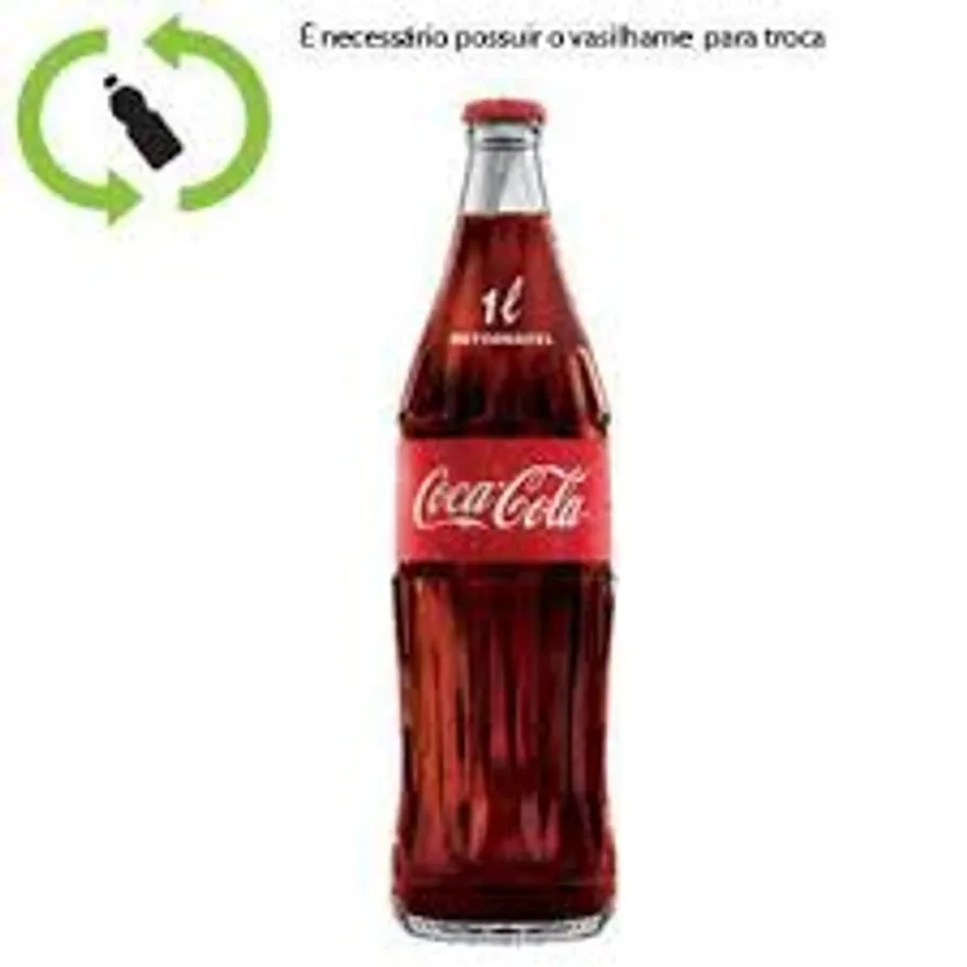 COCA COLA 1L VIDRO imagem
