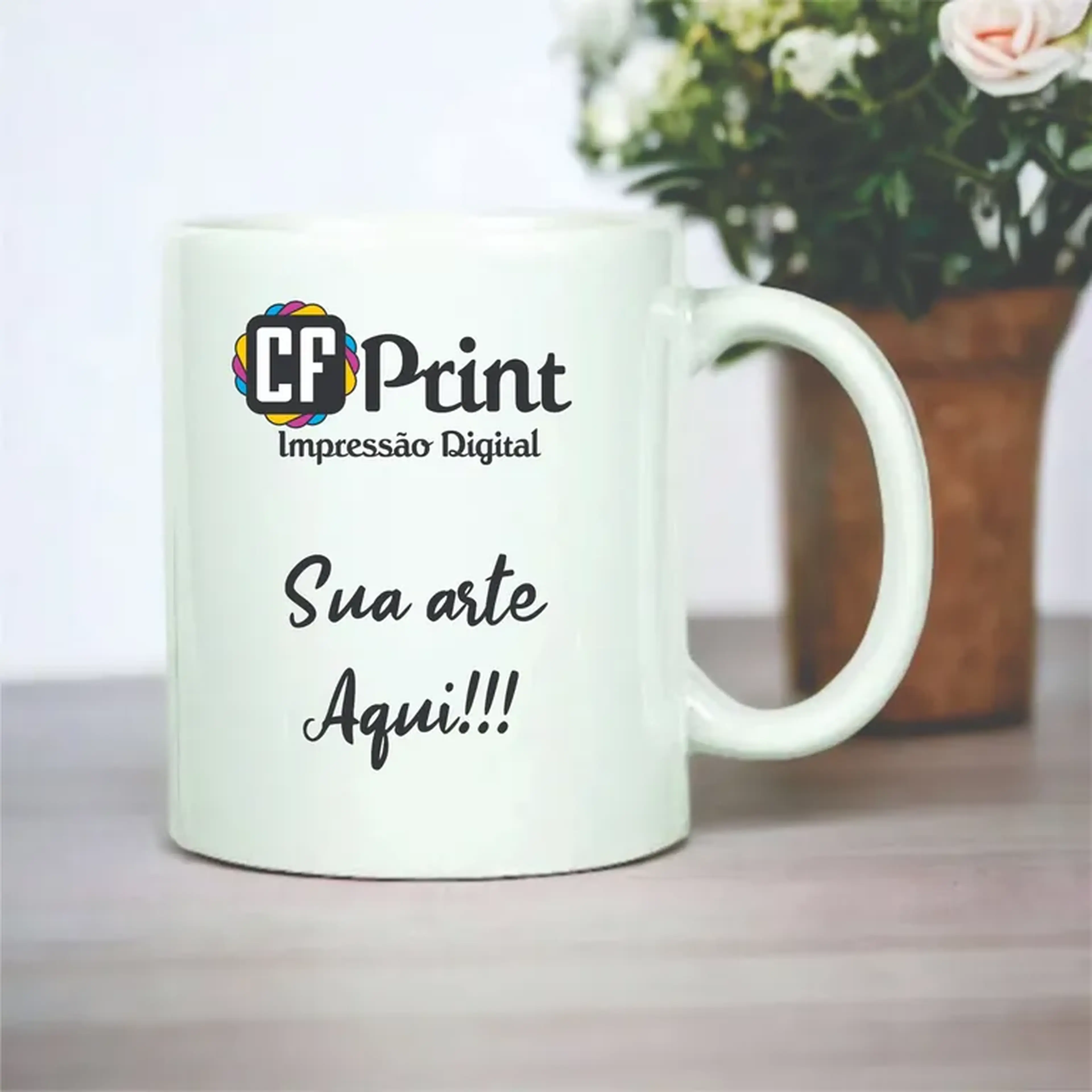 Caneca branca imagem