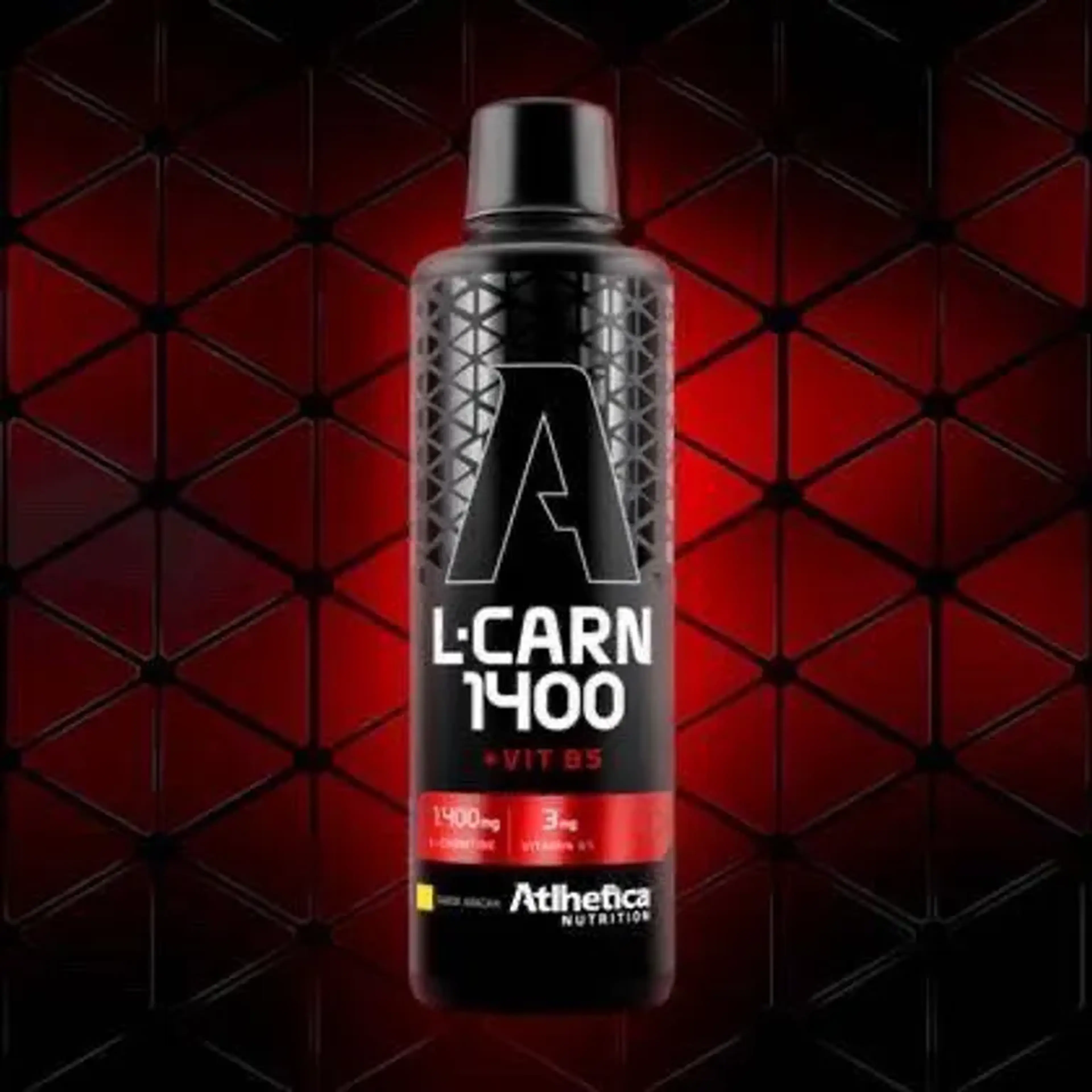 L-Carn 1400 Vit B5 480ml. Atlhetica Nutrition imagem