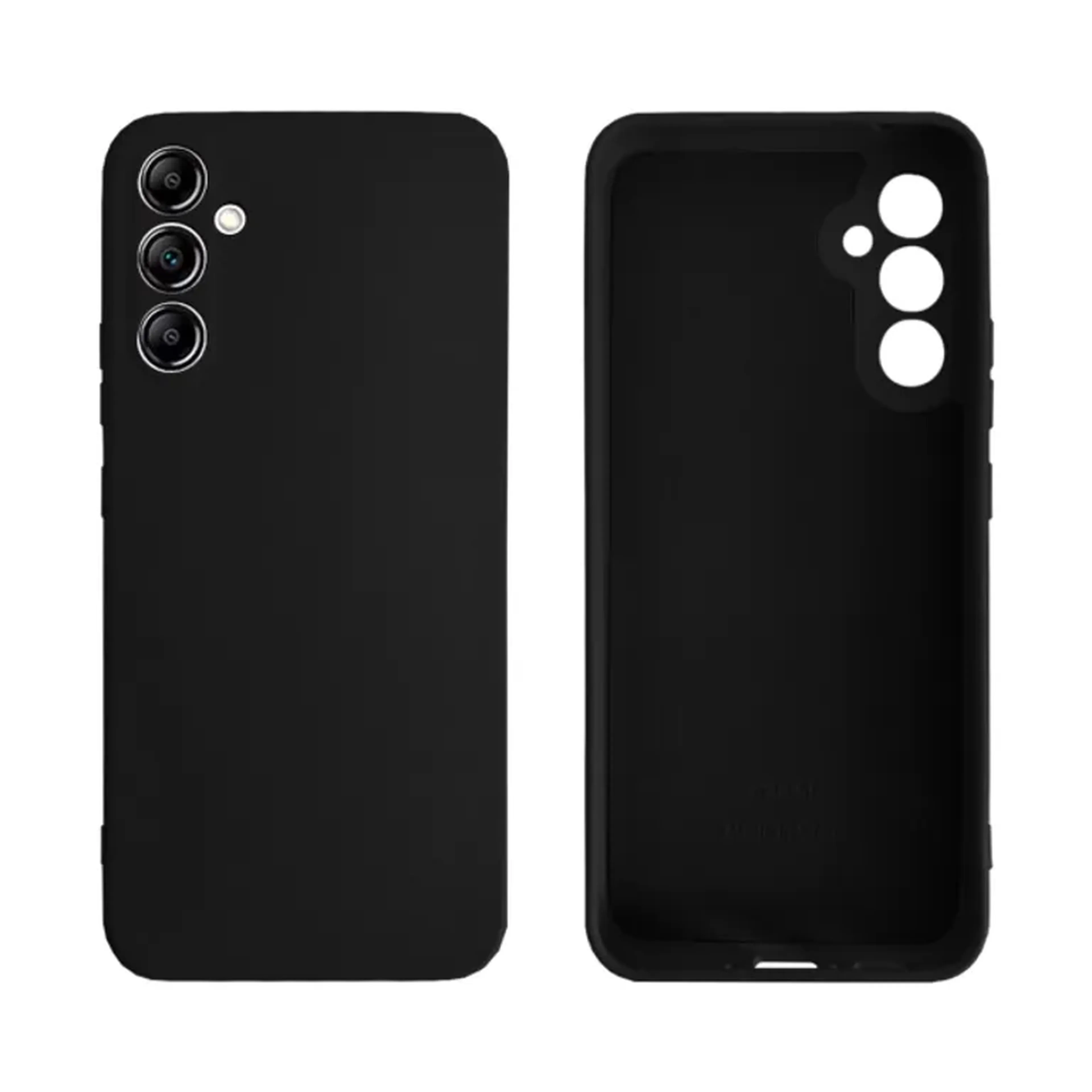 Capinha para Galaxy A34, Silicone Aveludada (preta) imagem