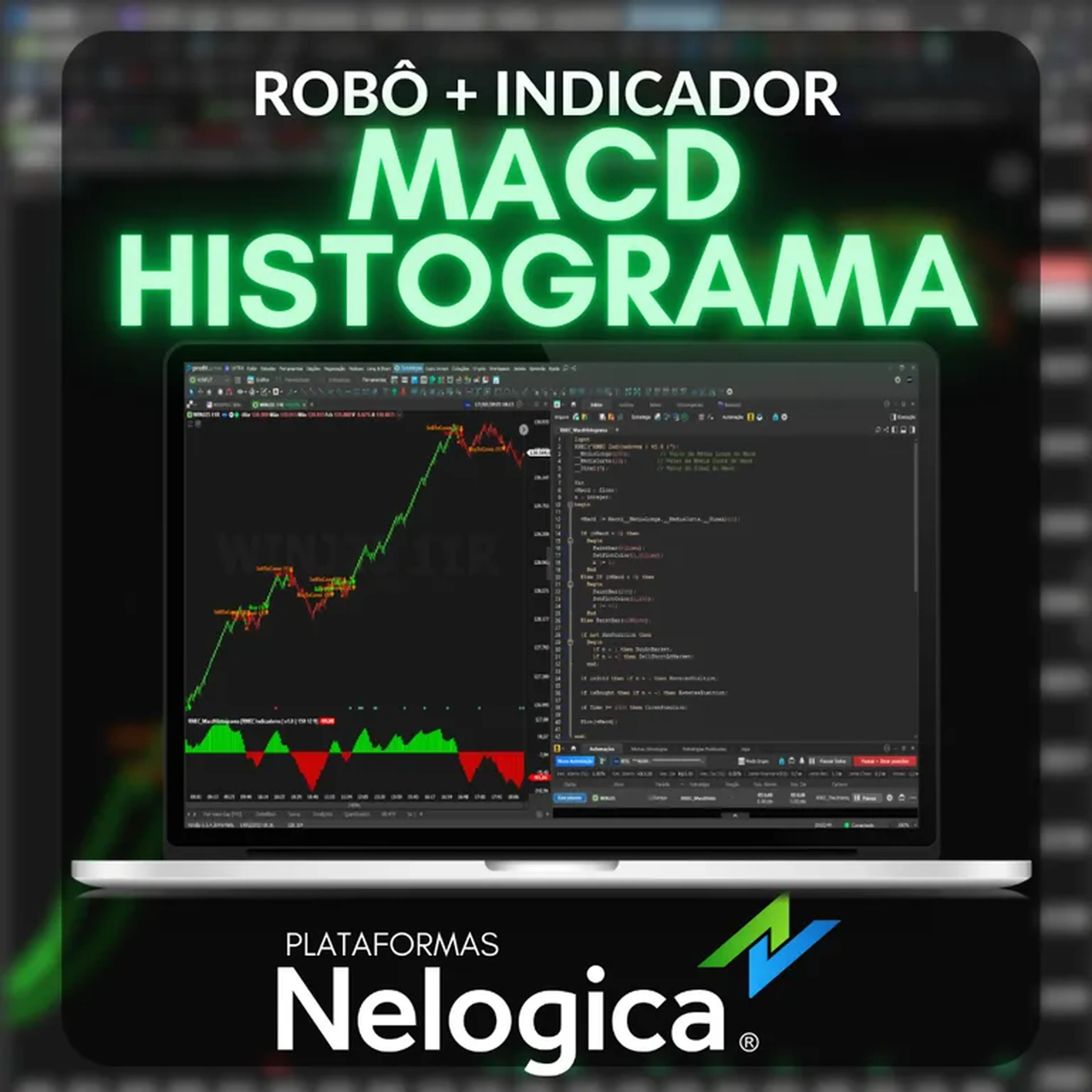 Robô + Indicador - Macd Histograma imagem