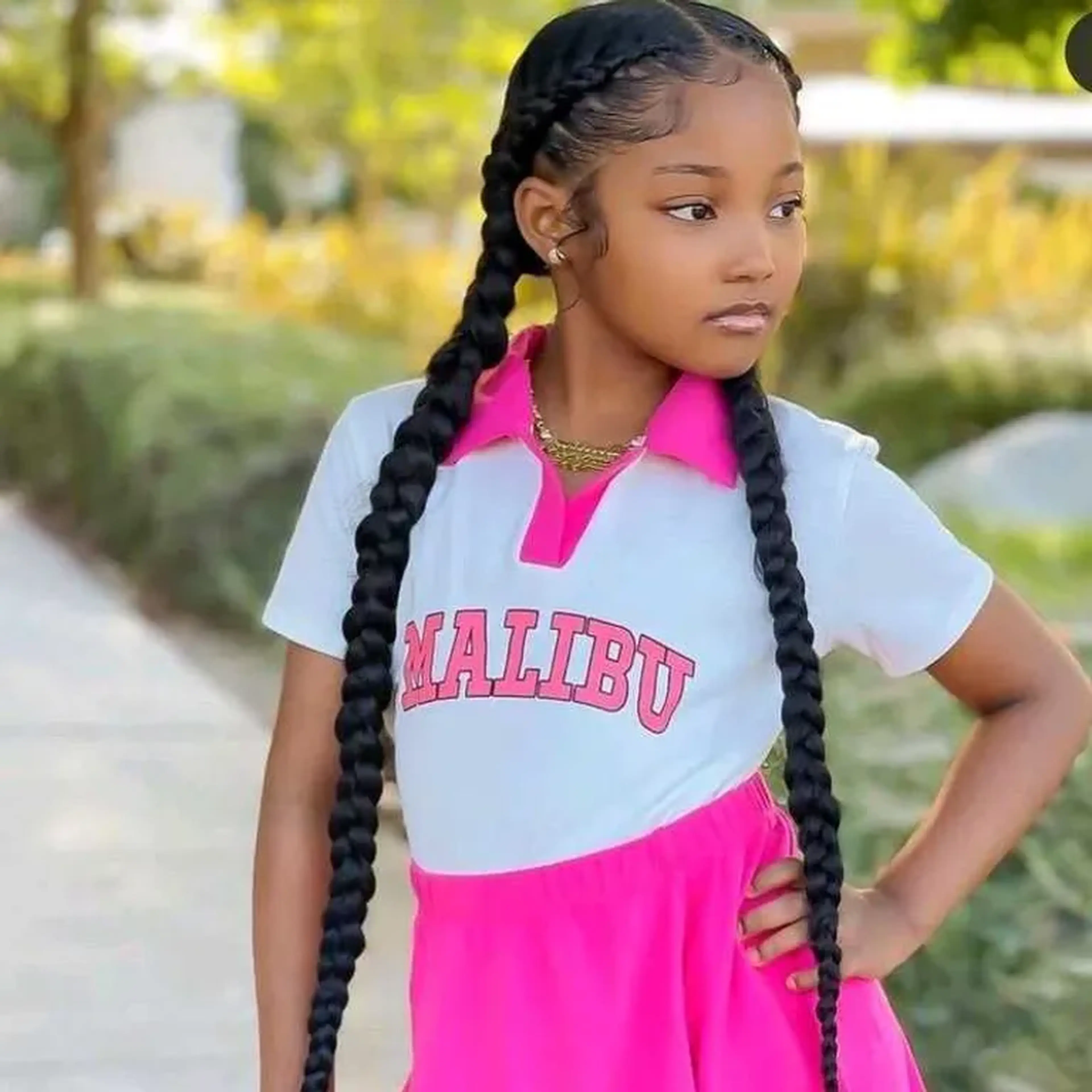 Penteado infantil imagem