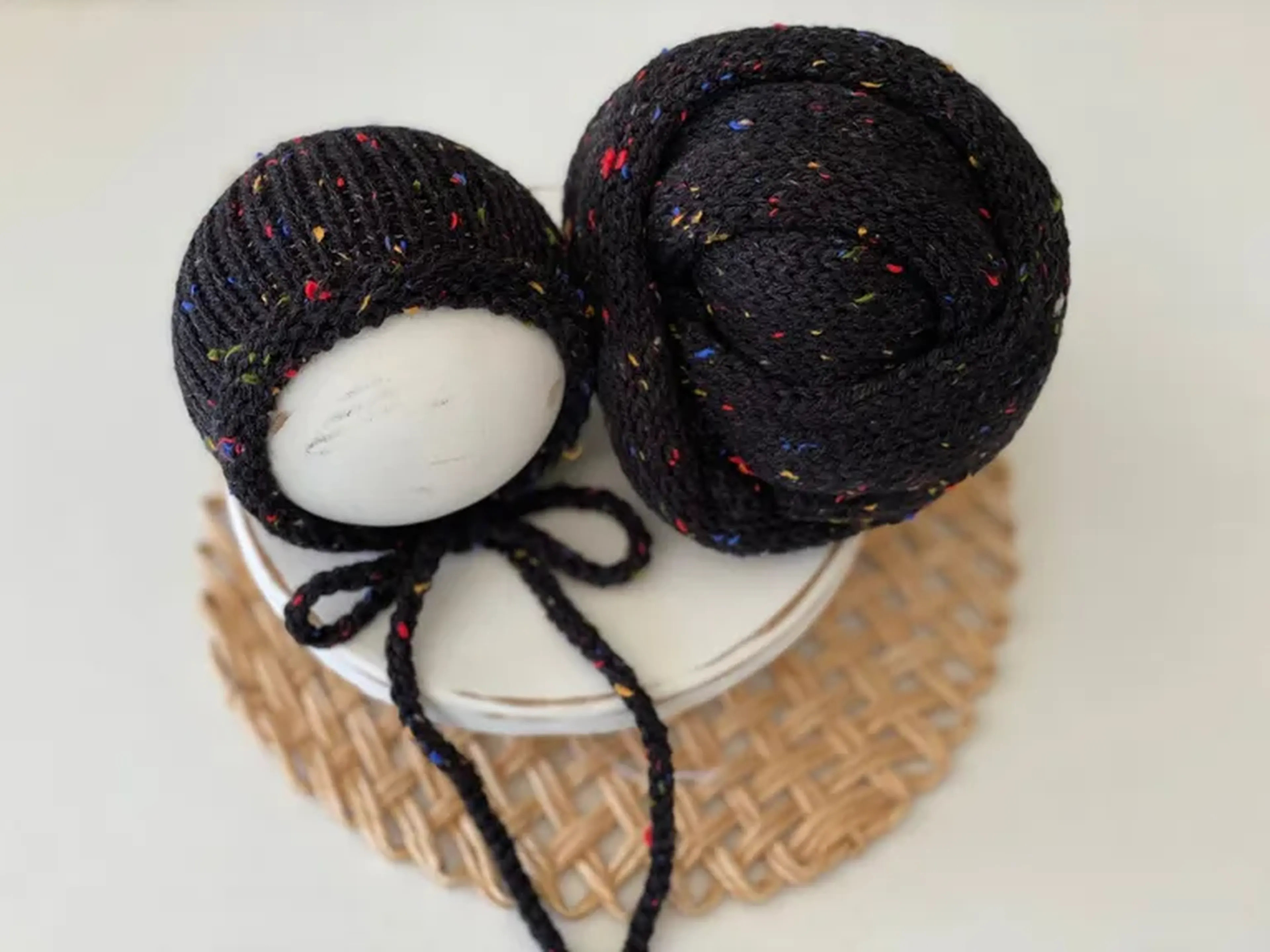 Conjunto Wrap Confete Preto imagem